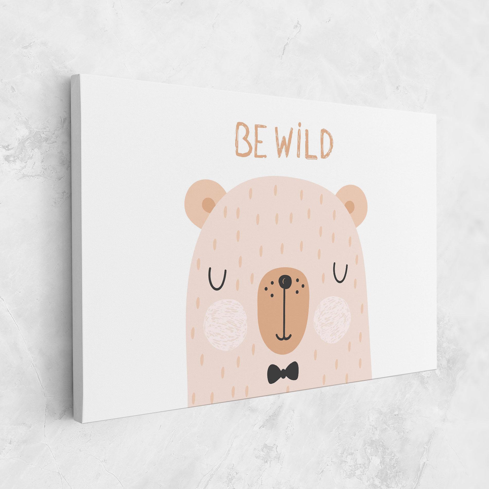 Tablou Canvas Bear Be Wild mockup 1