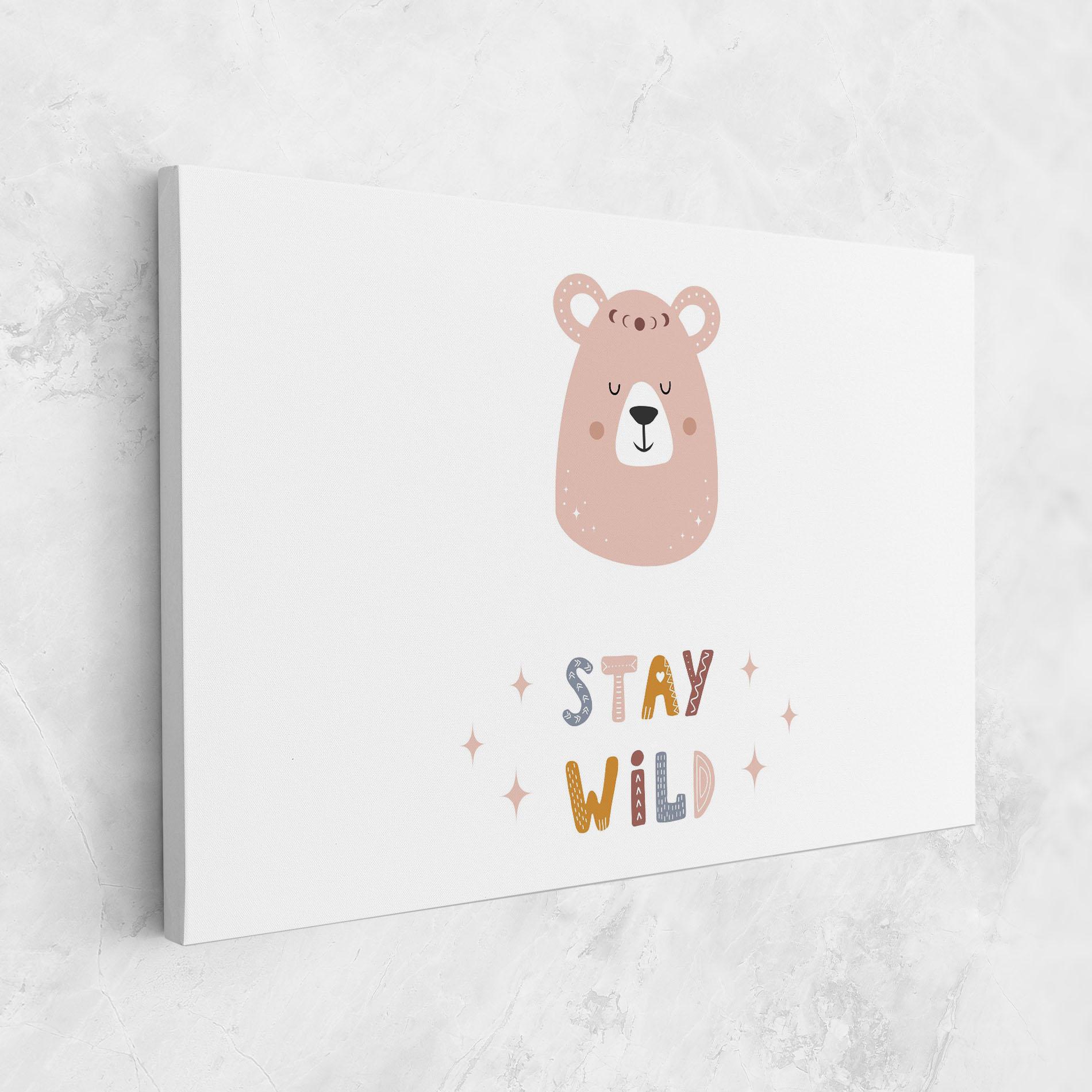 Tablou Canvas Brave Bear mockup 1