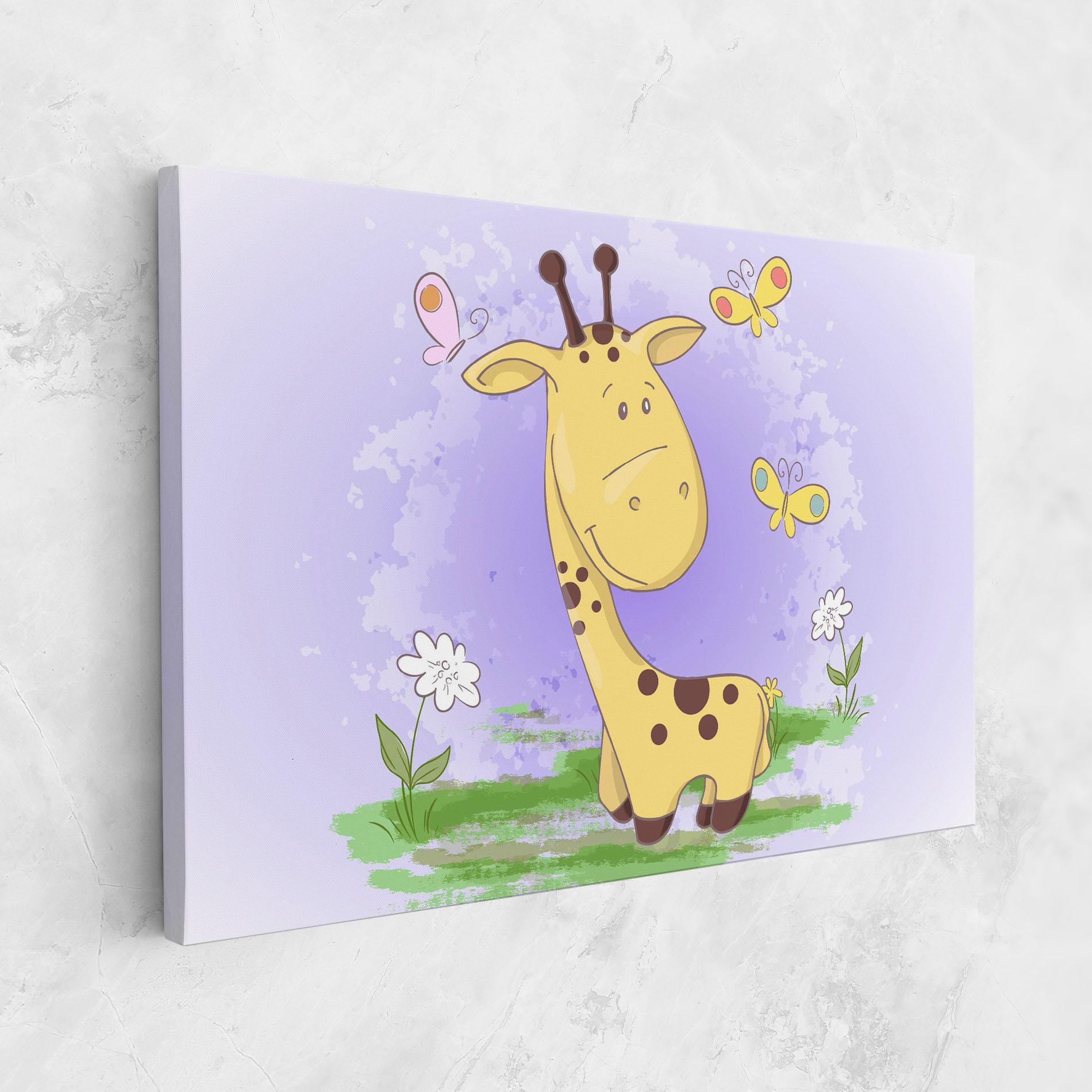 Tablou Canvas Cute Giraffe mockup 1