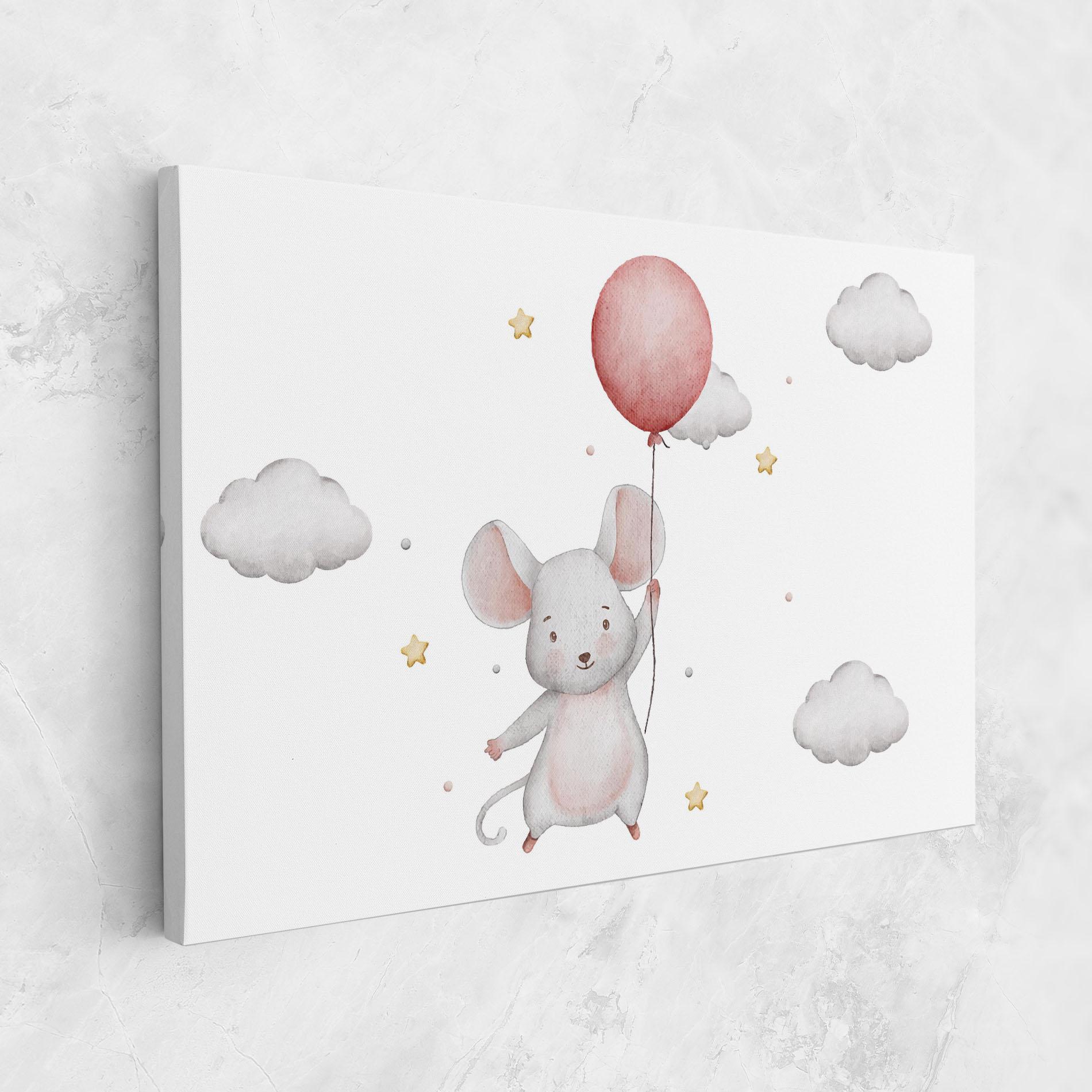 Tablou Canvas Mouse Balloon mockup 1