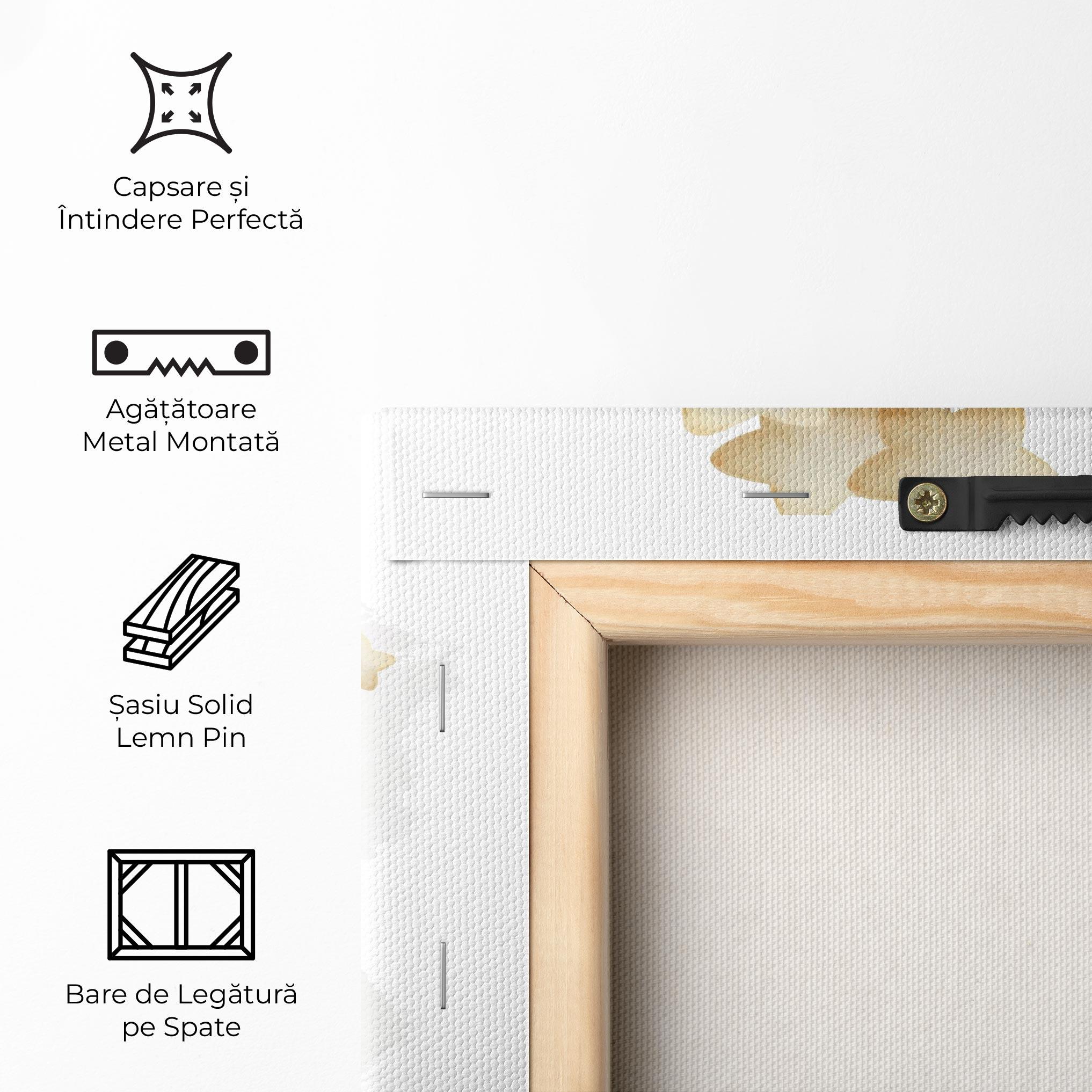 Tablou Canvas Bear Moon mockup 5