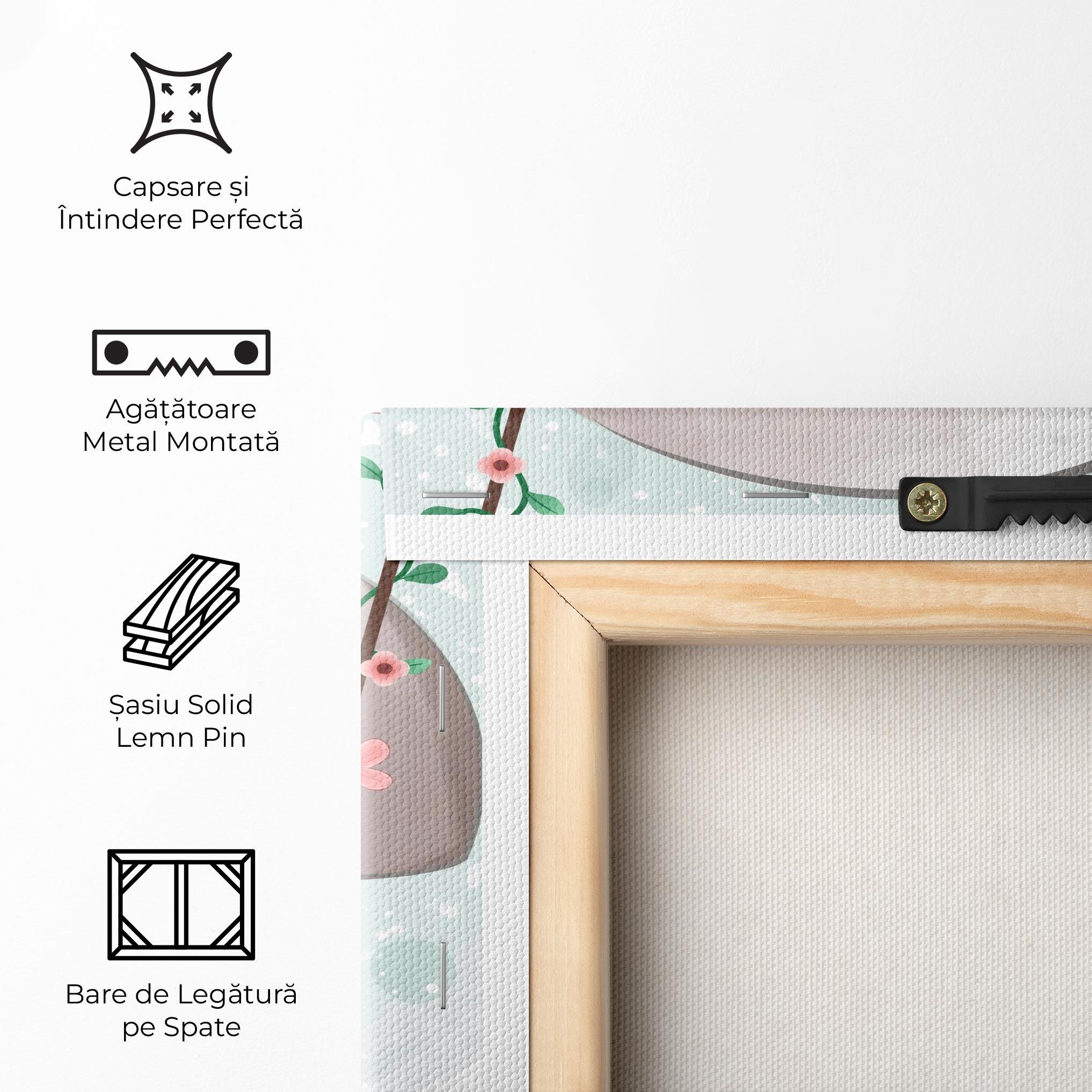 Tablou Canvas Bird Baby Elephant mockup 5