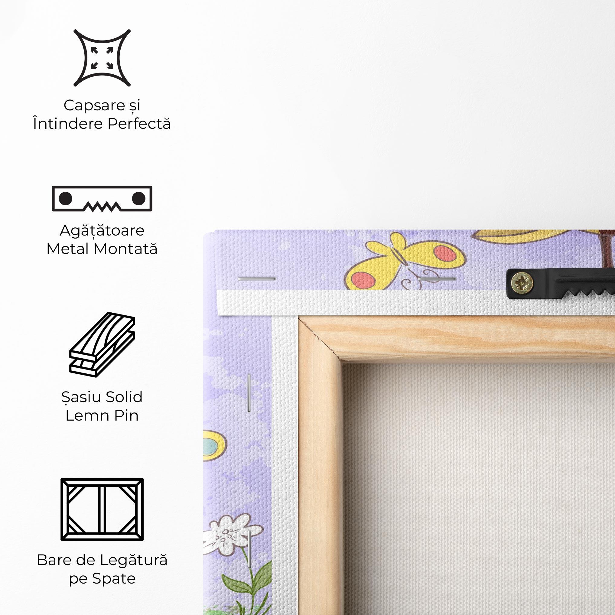 Tablou Canvas Cute Giraffe mockup 5