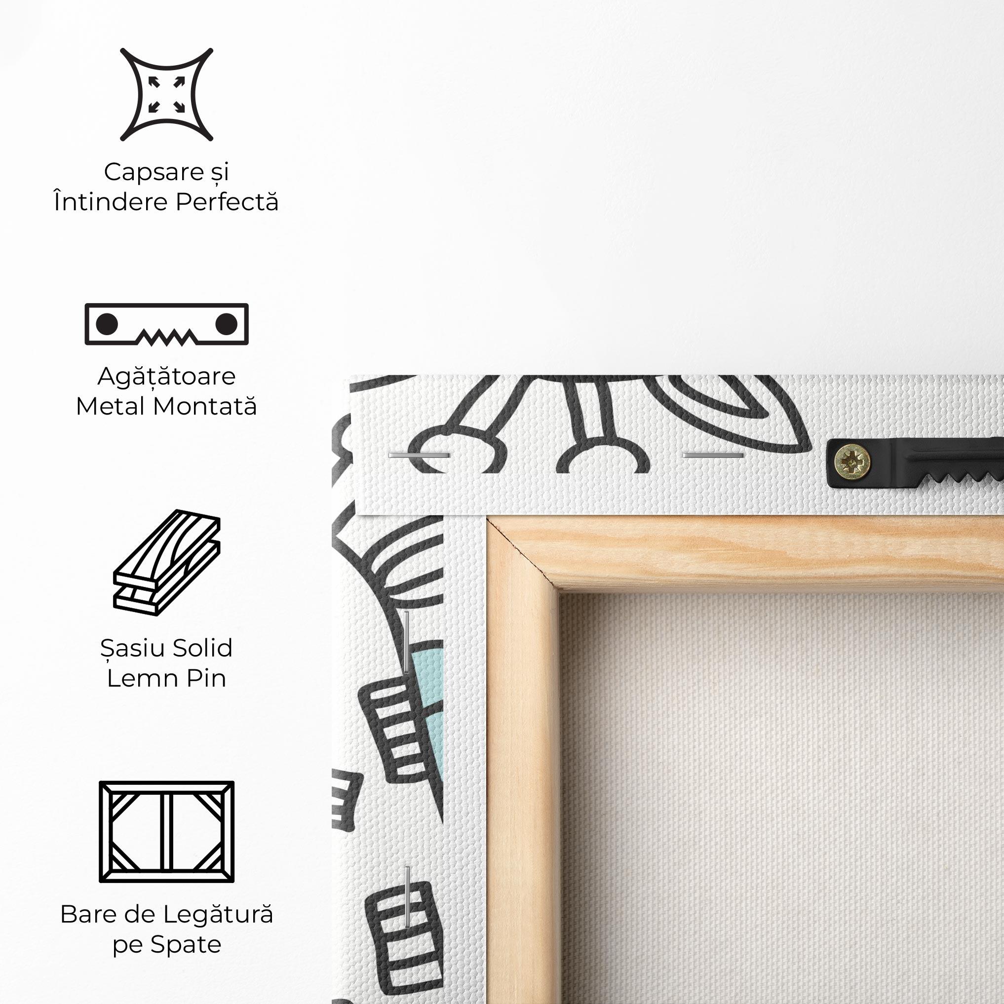 Tablou Canvas Giraffe Couple mockup 5