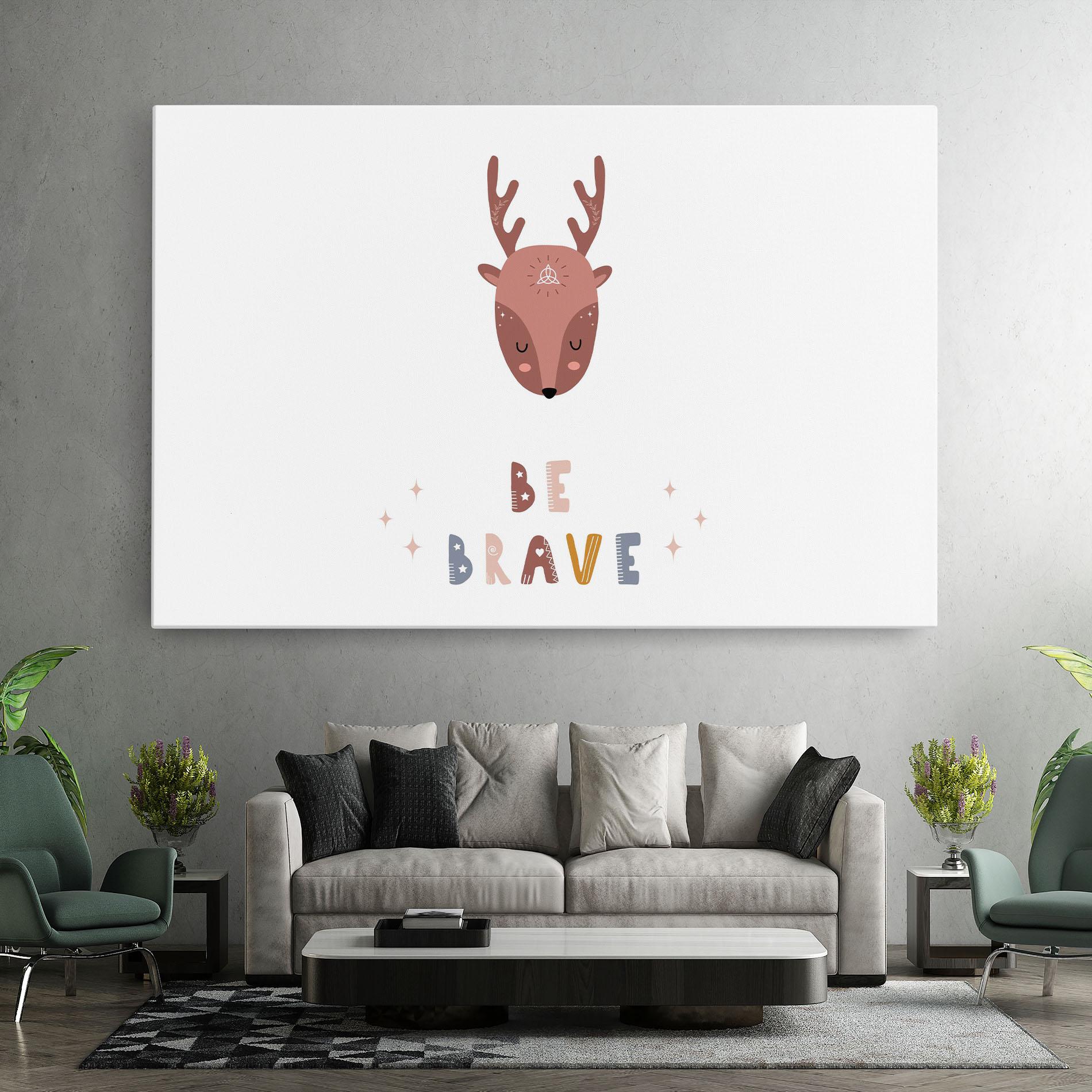 Tablou Canvas Brave Deer mockup 7