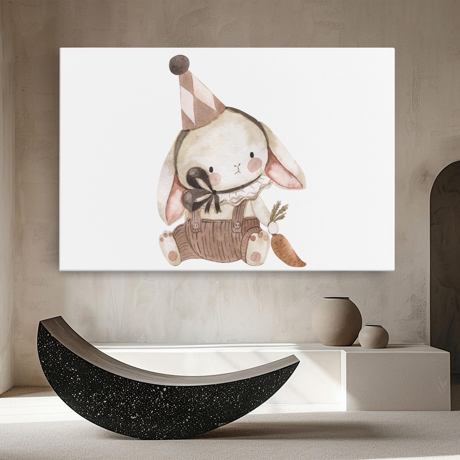 Tablou Canvas Baby Brown Rabbit mockup 8