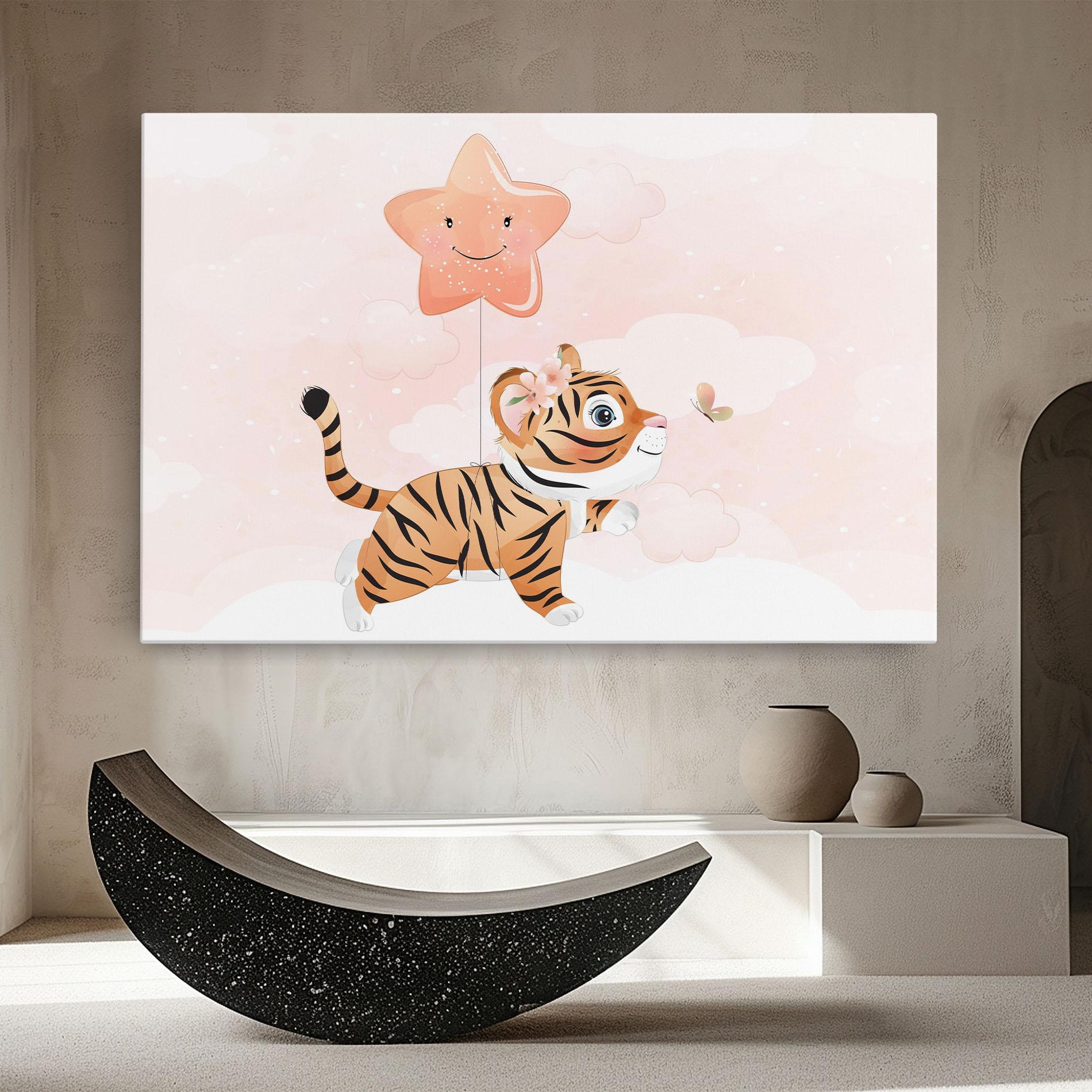 Tablou Canvas Baby Tiger Art mockup 8