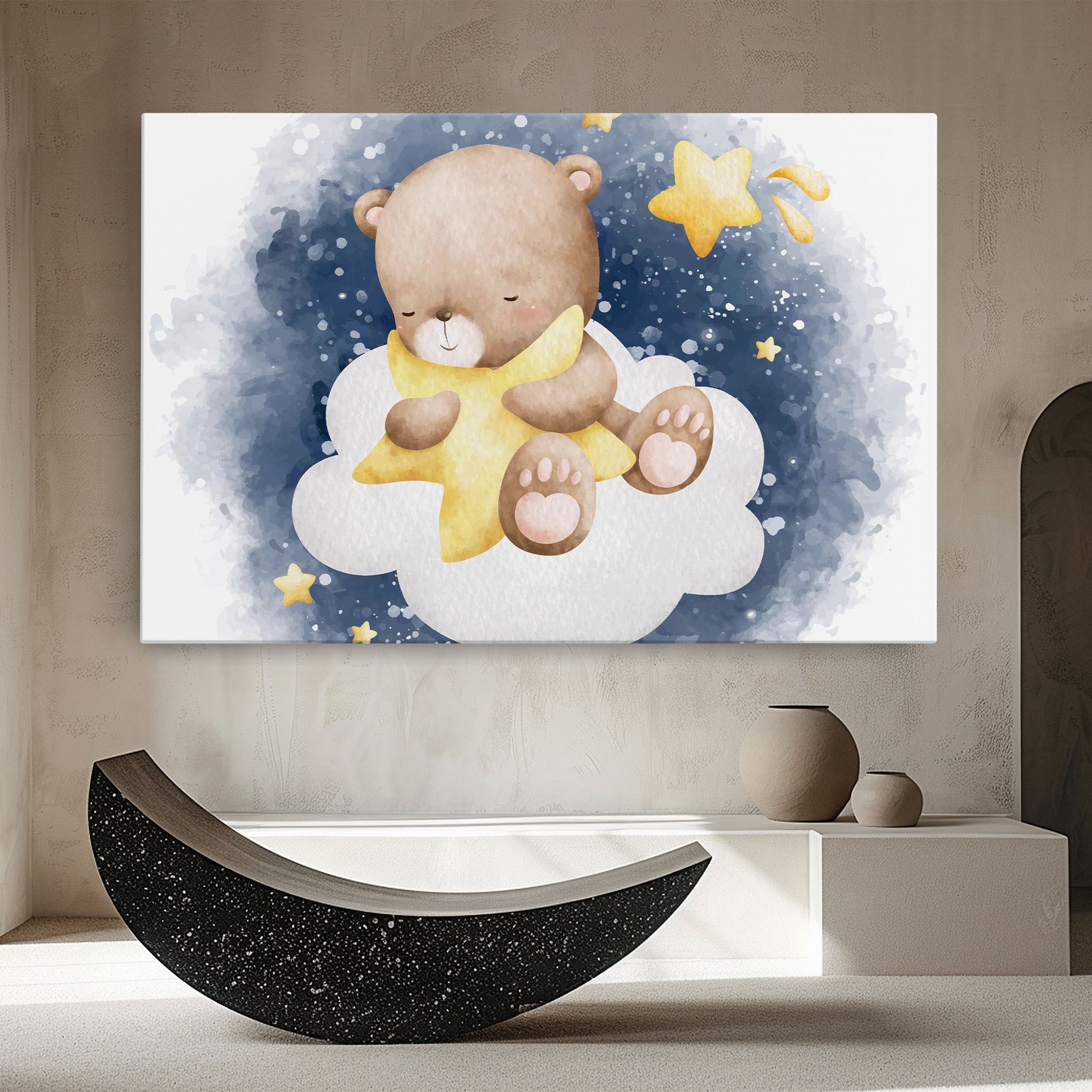 Bear Cloud Star mockup 8