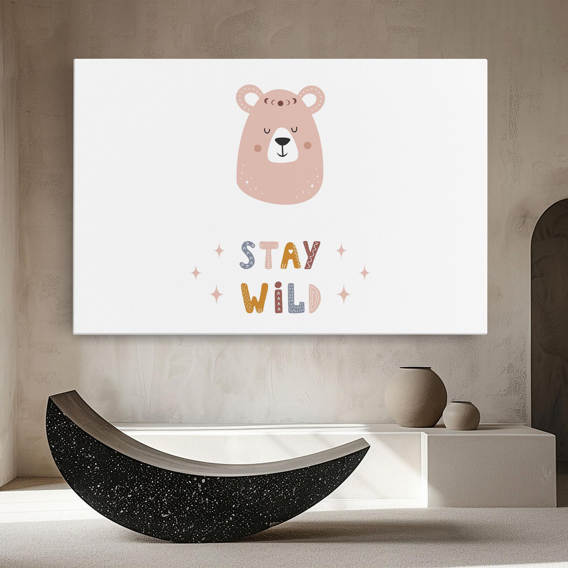 Tablou Canvas Brave Bear mockup 8