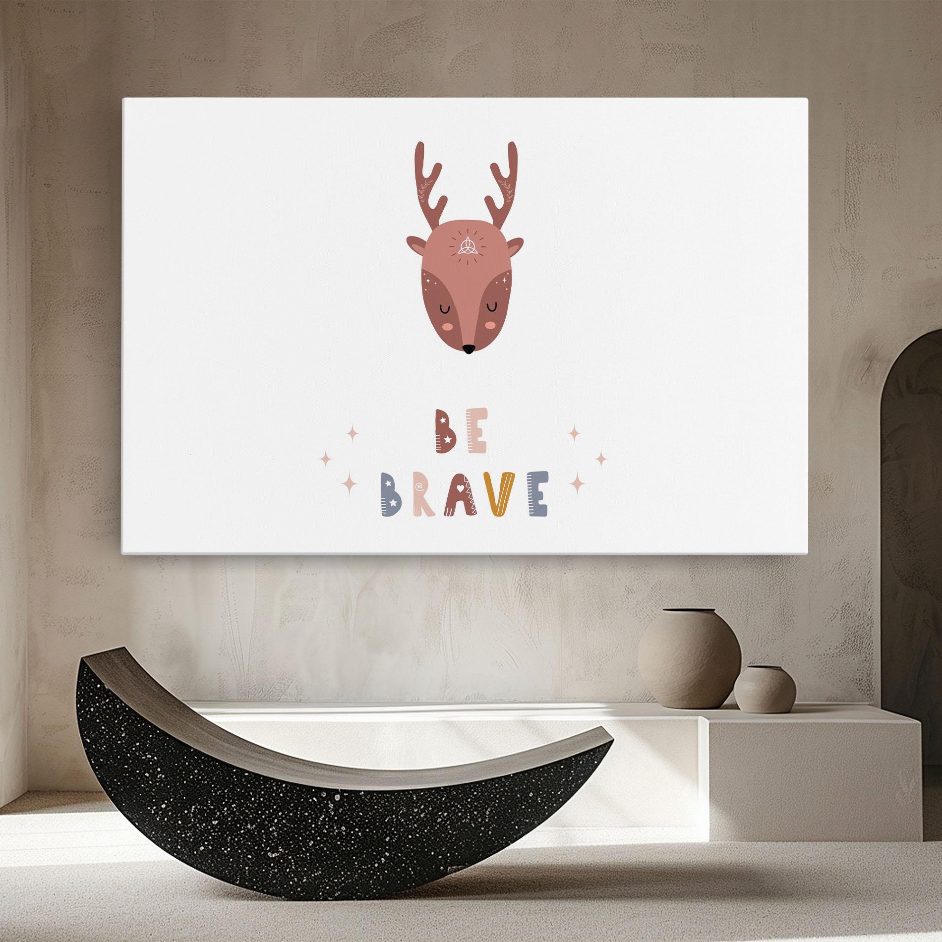 Tablou Canvas Brave Deer mockup 8