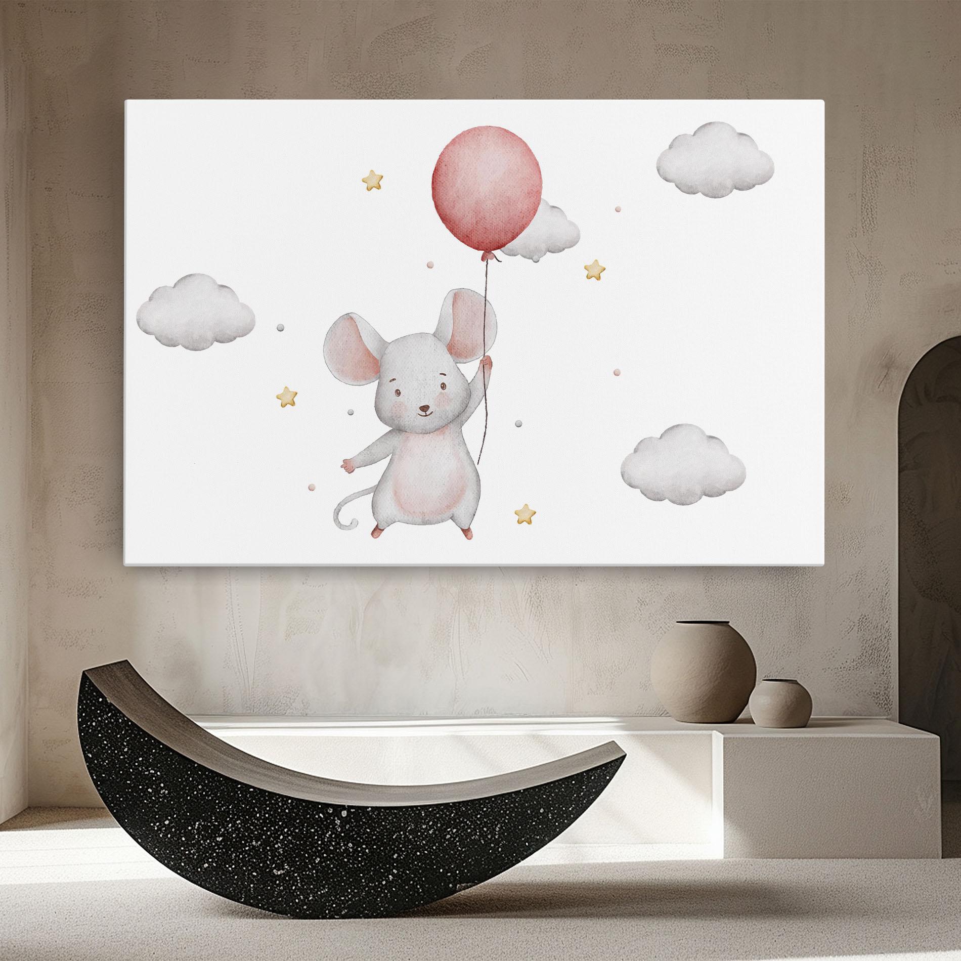 Tablou Canvas Mouse Balloon mockup 8
