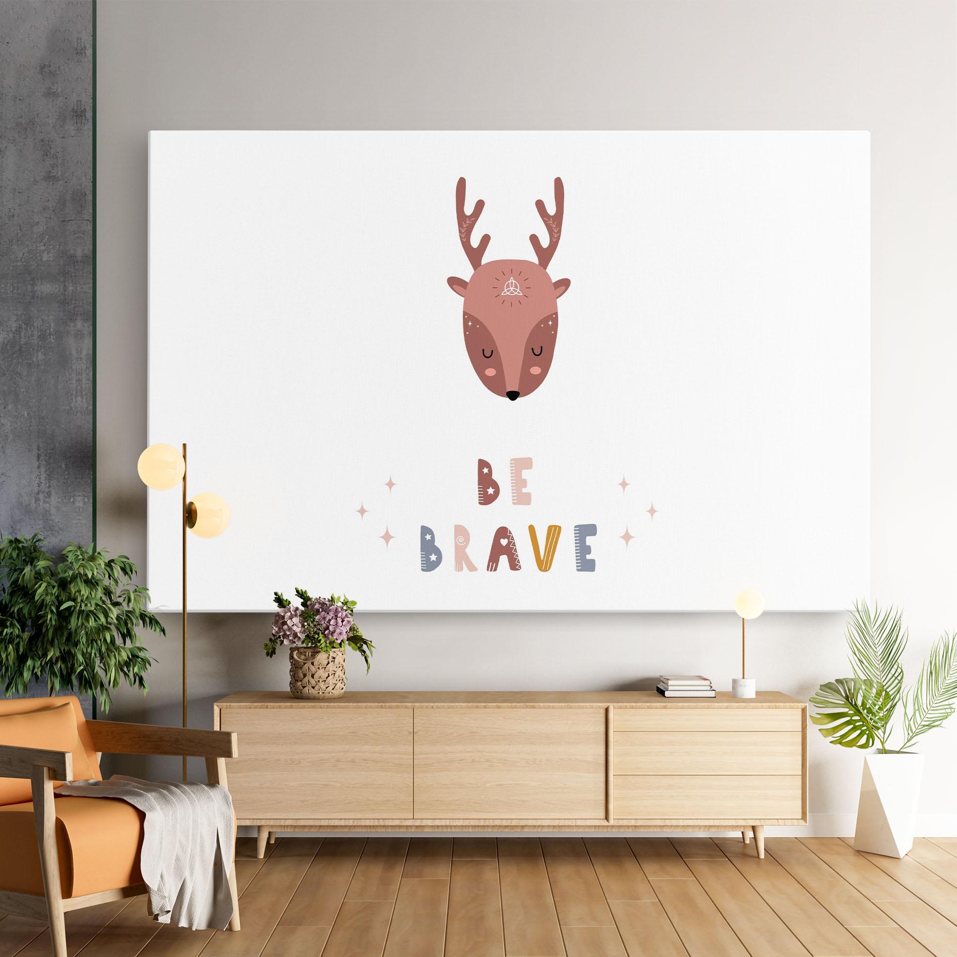 Tablou Canvas Brave Deer mockup 9