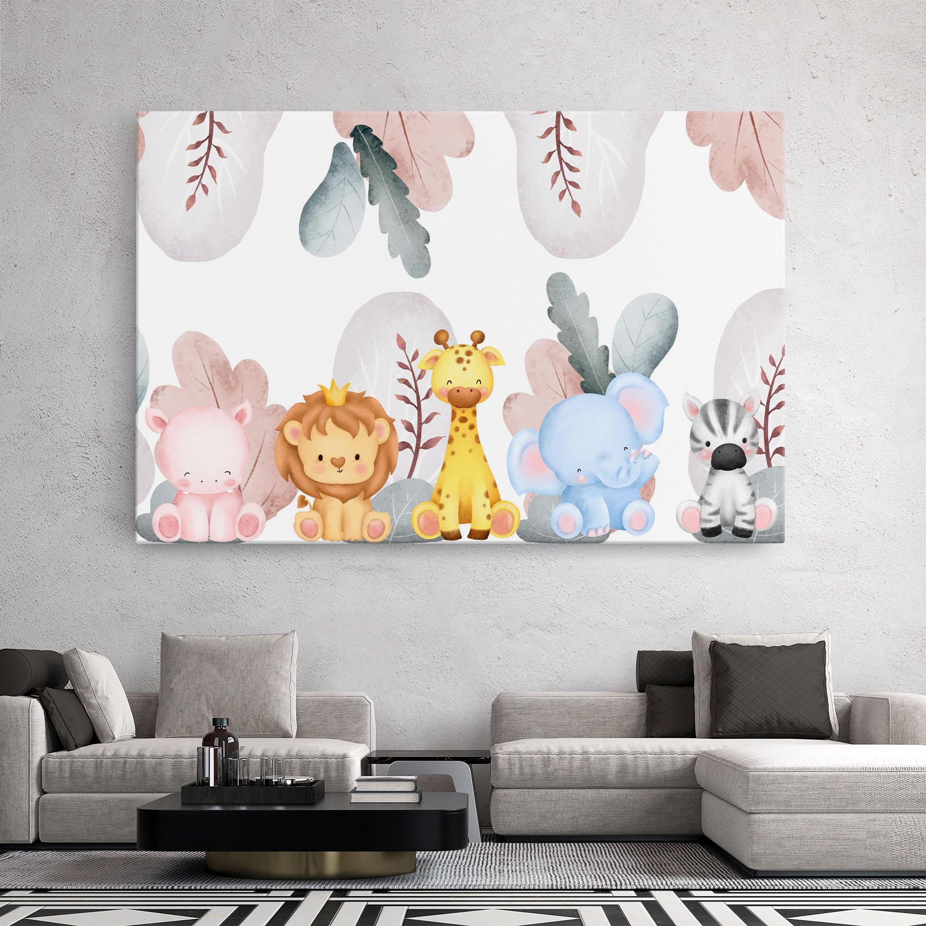 Tablou Canvas Baby Animals mockup 2