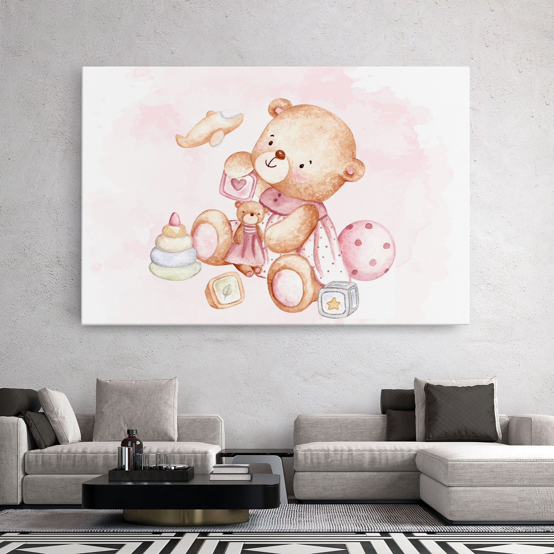 Bear With Toys mockup 2