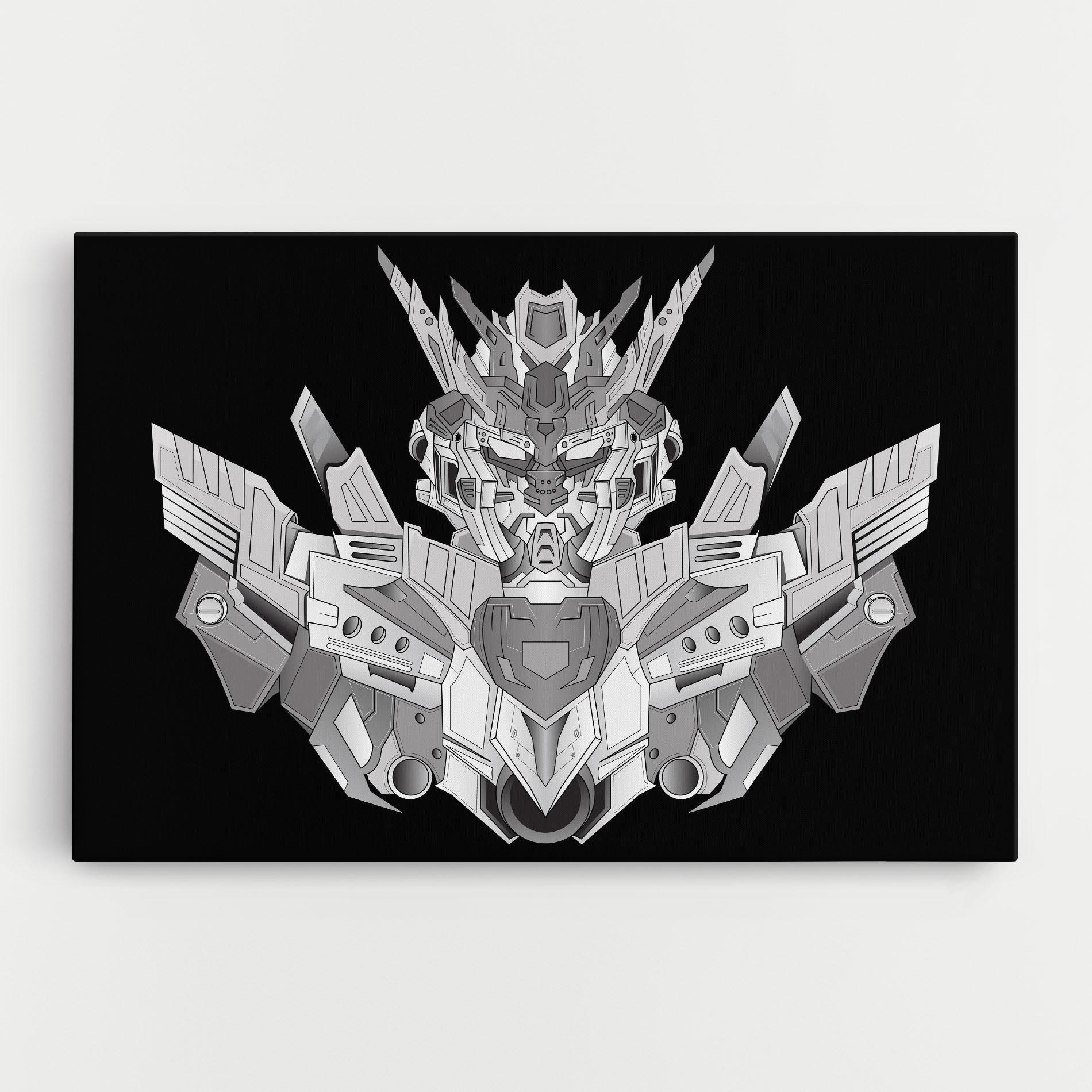 Tablou Canvas Grey Robot mockup 0