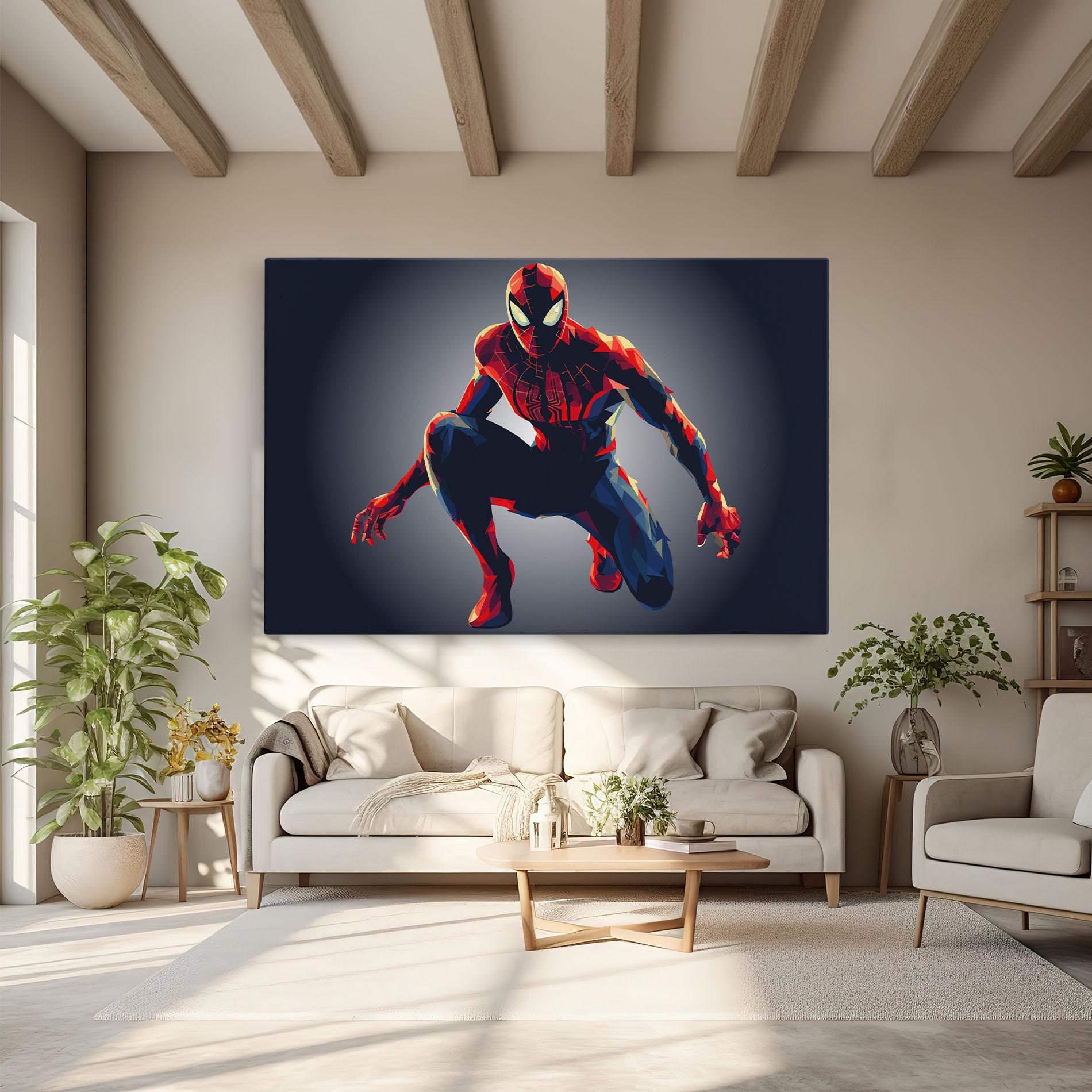 Tablou Canvas Spiderman mockup 6