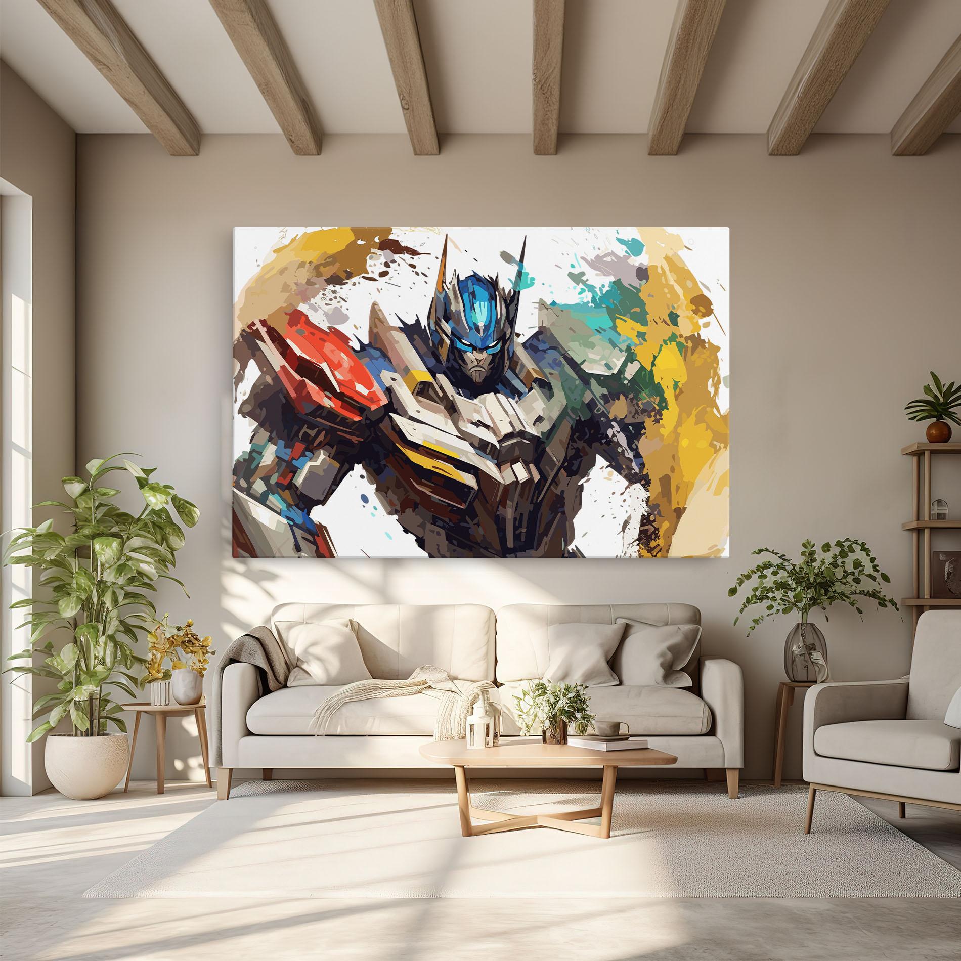 Tablou Canvas Transformers Splash mockup 6