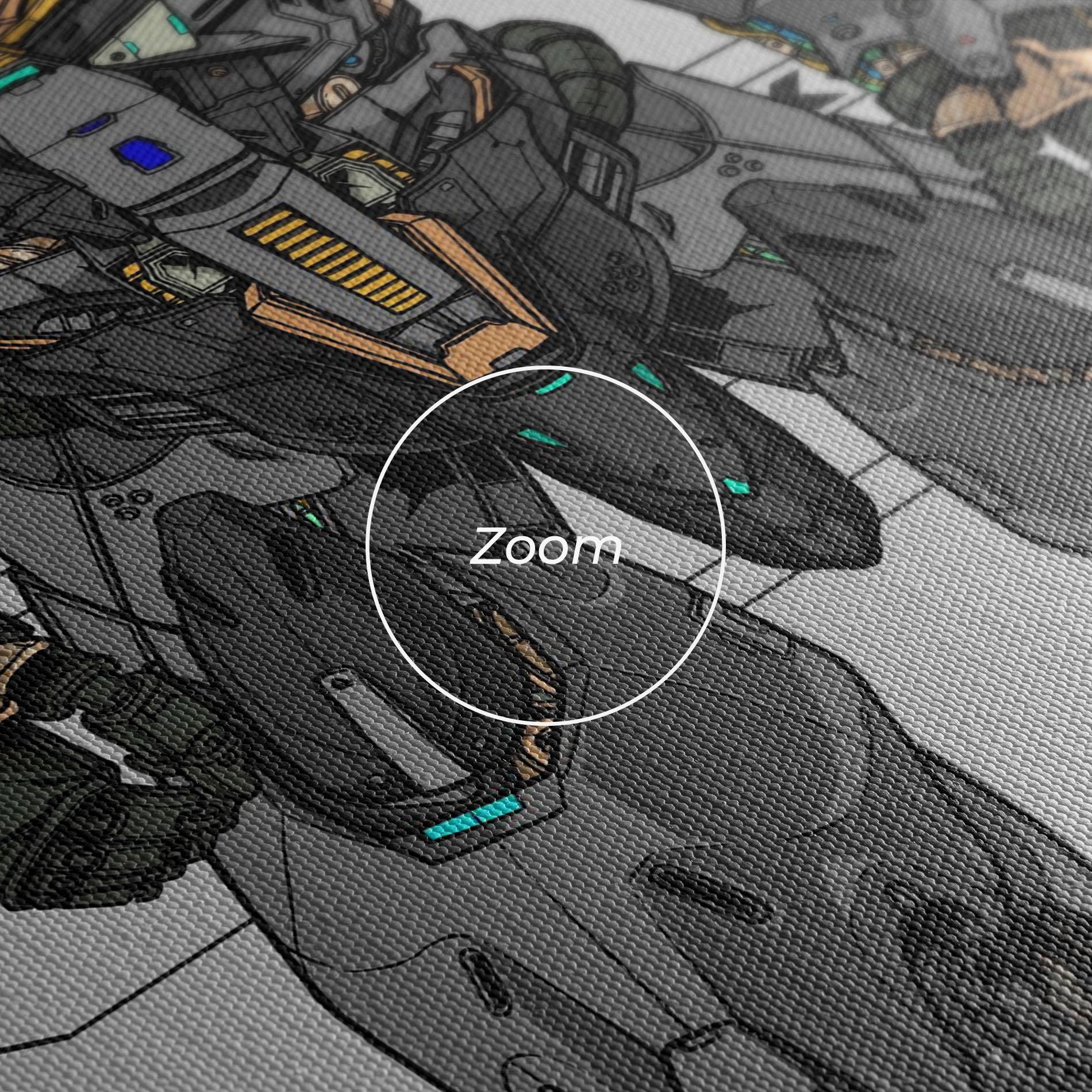 Tablou Canvas Big Grey Robot mockup 3