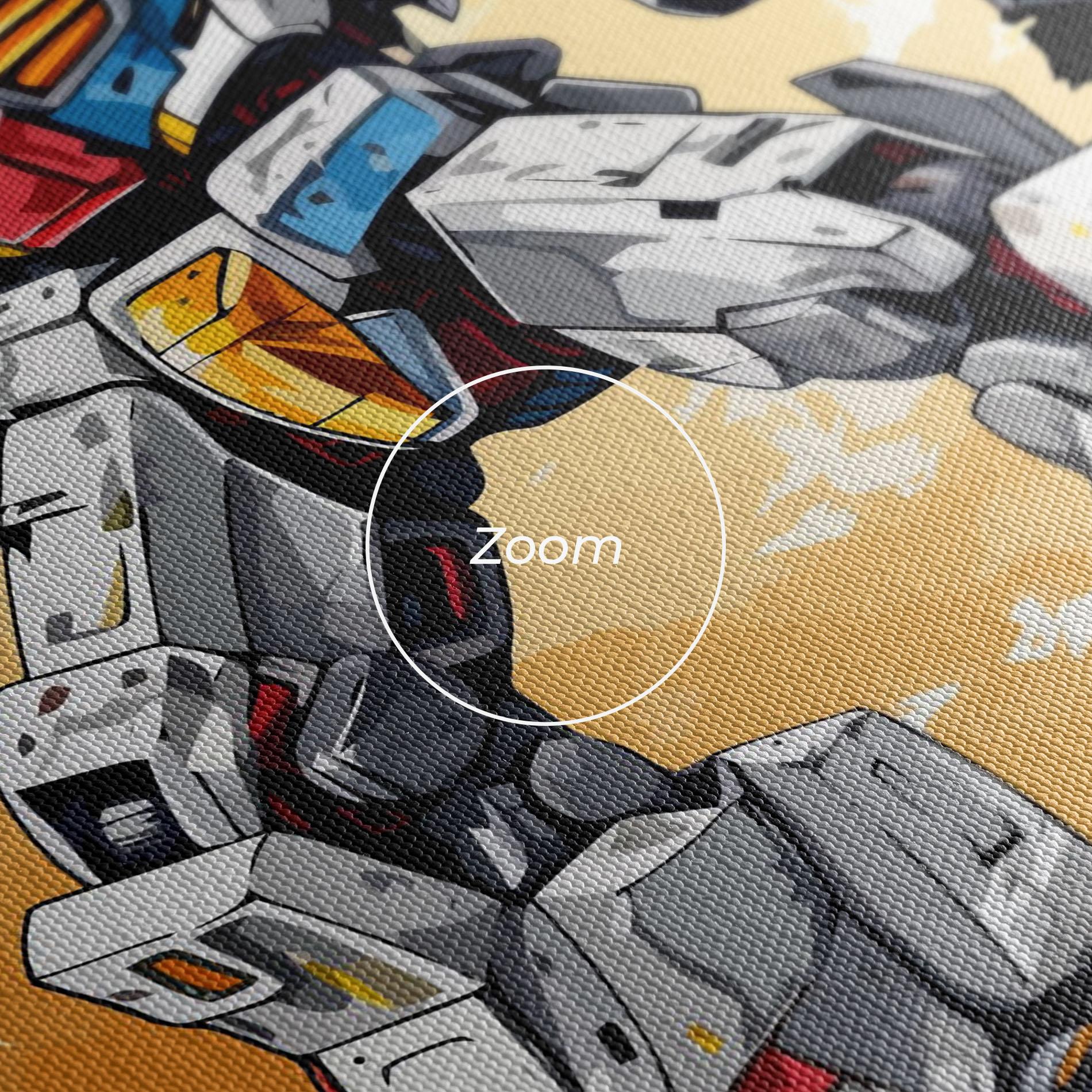 Tablou Canvas Crazy Robot mockup 3