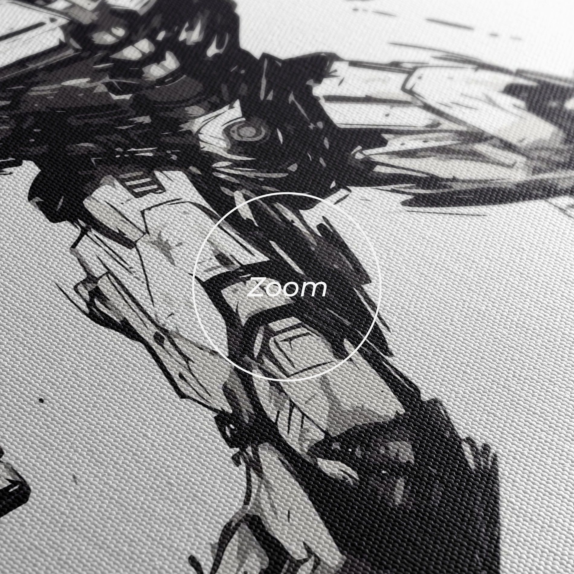 Grey White Robot mockup 3