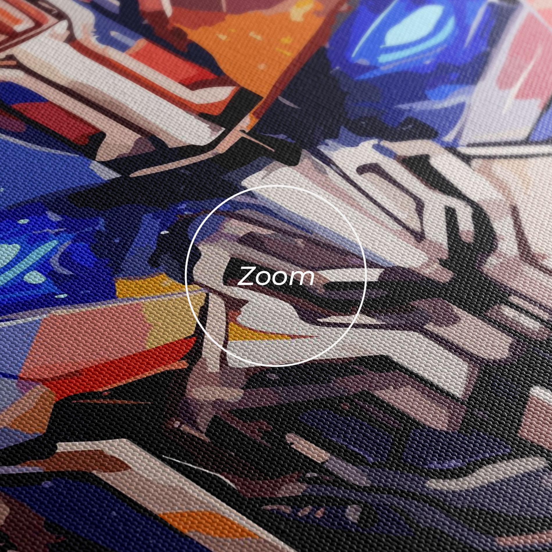 Tablou Canvas Optimus Prime Art mockup 3