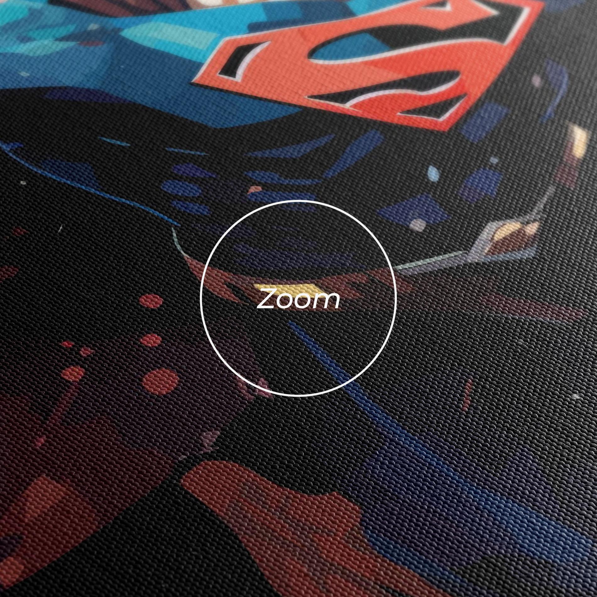 Tablou Canvas Superman Jump mockup 3
