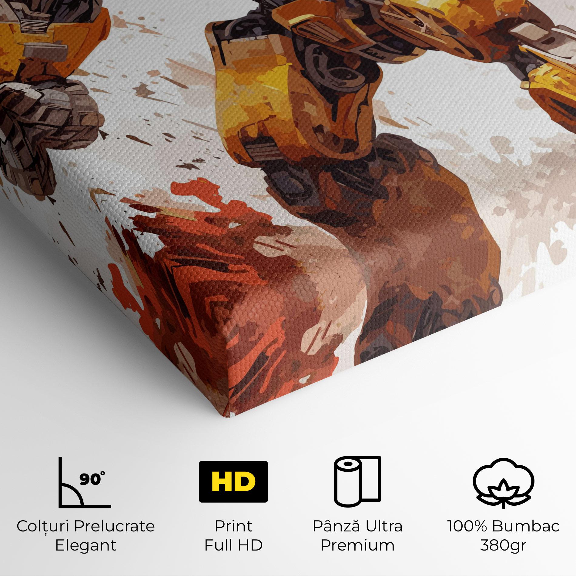 Tablou Canvas Battle Machine mockup 4