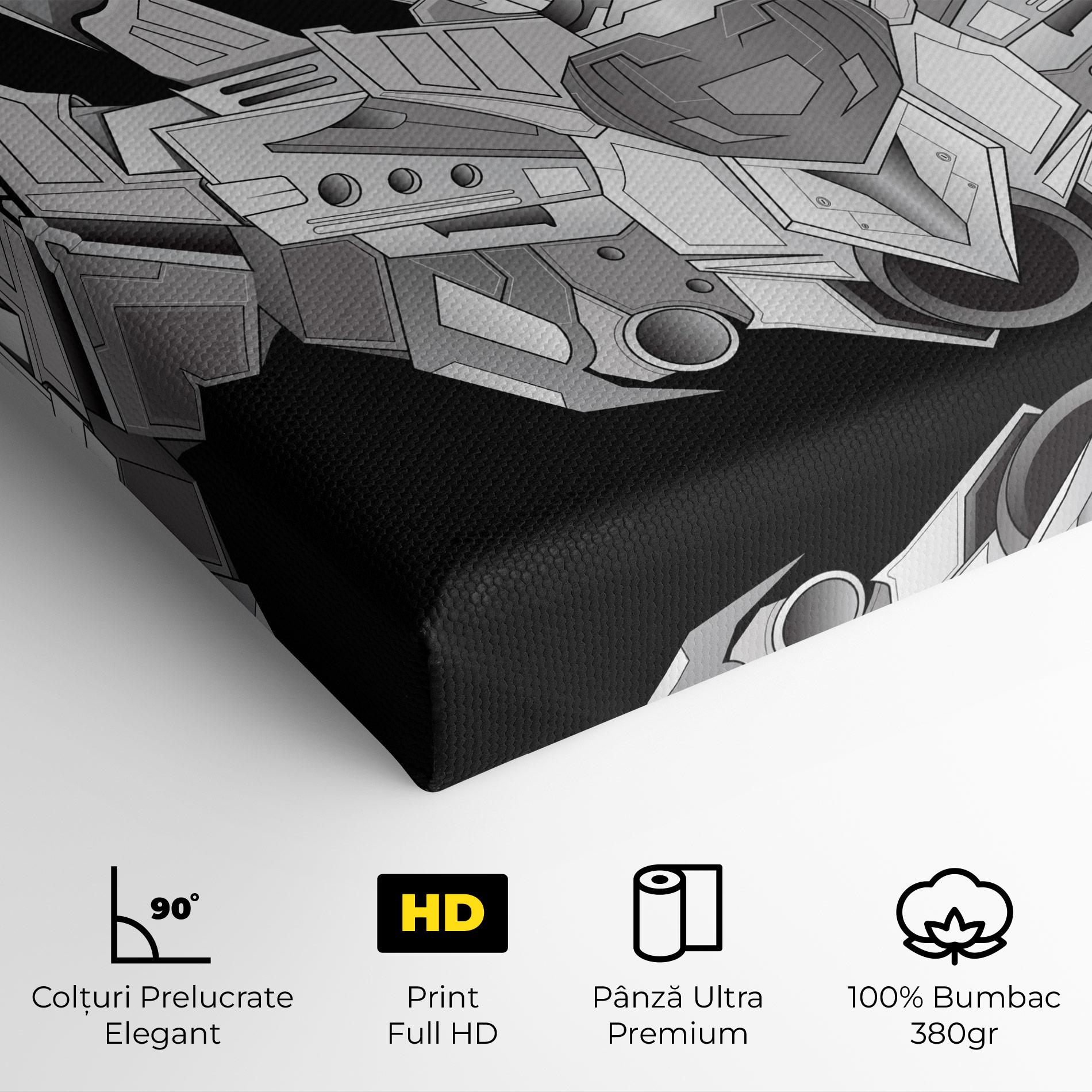 Tablou Canvas Grey Robot mockup 4