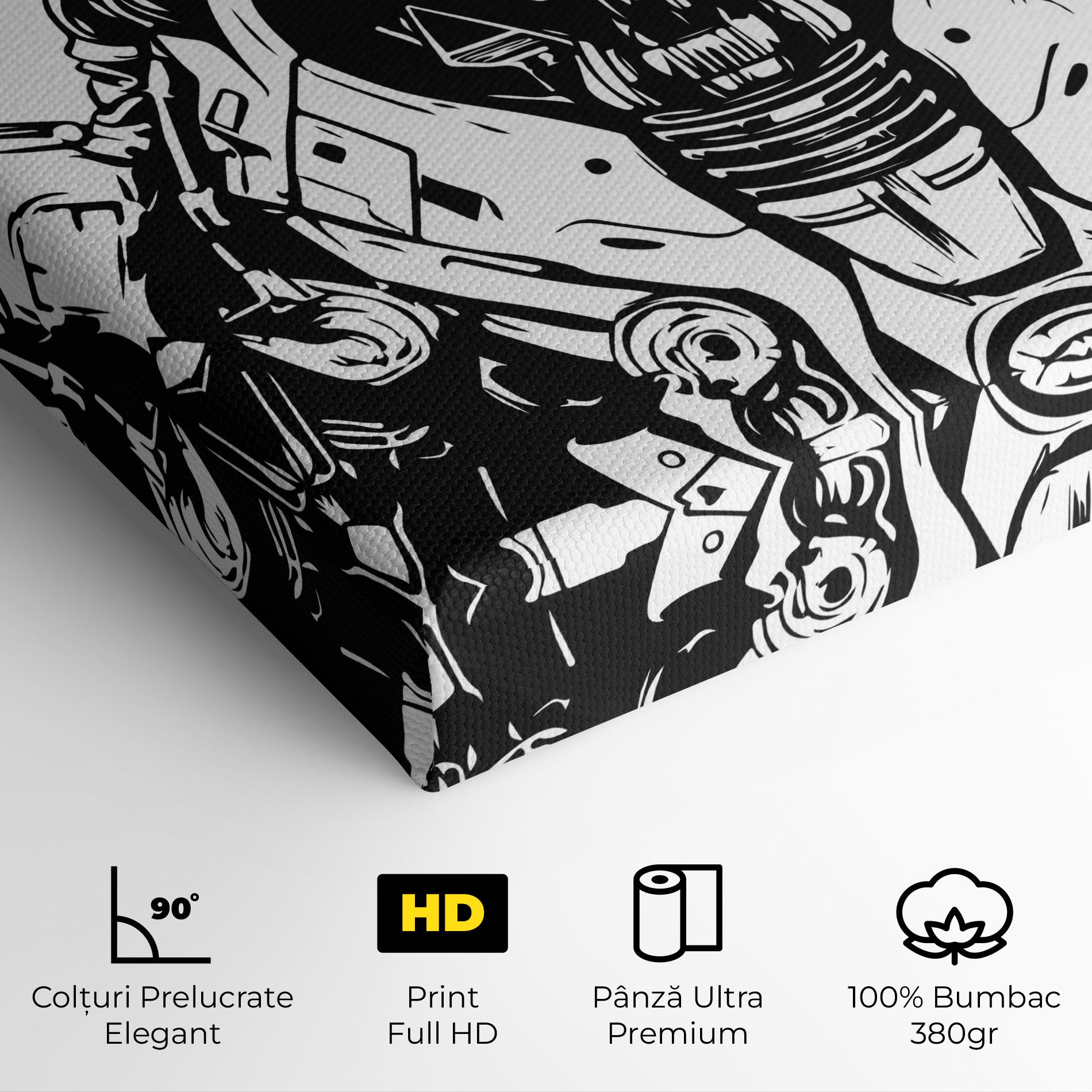 Tablou Canvas Military Robot mockup 4