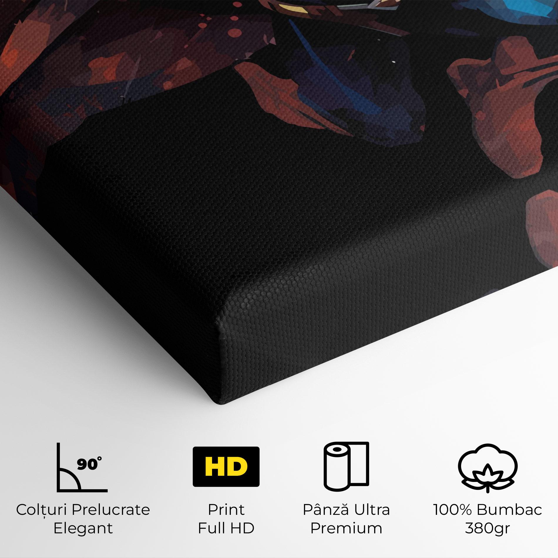 Tablou Canvas Superman Jump mockup 4