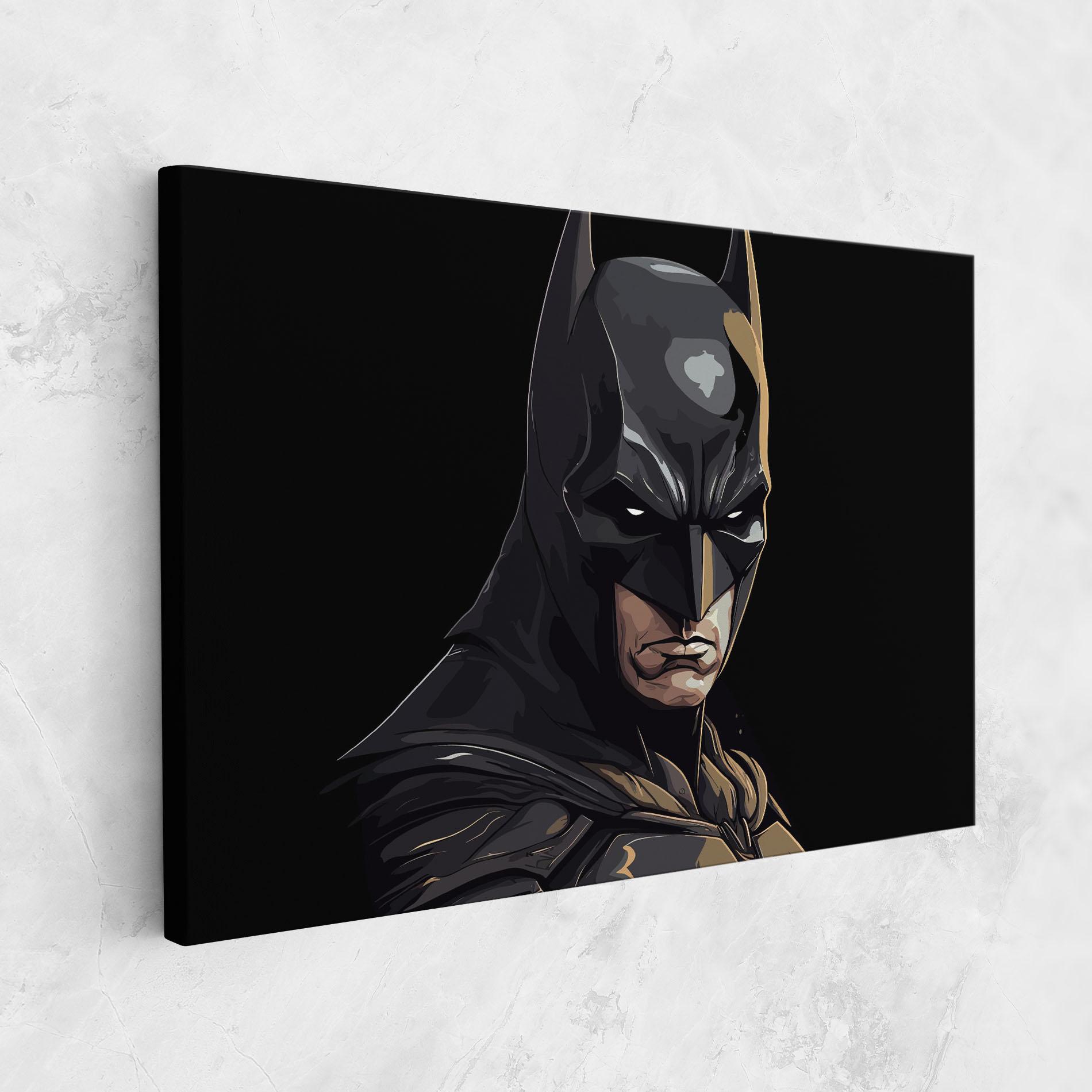 Tablou Canvas Angry Batman mockup 1