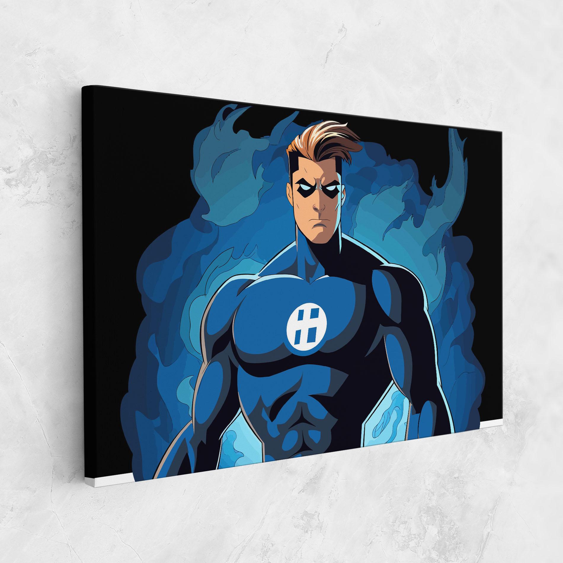 Tablou Canvas Blue Hero mockup 1