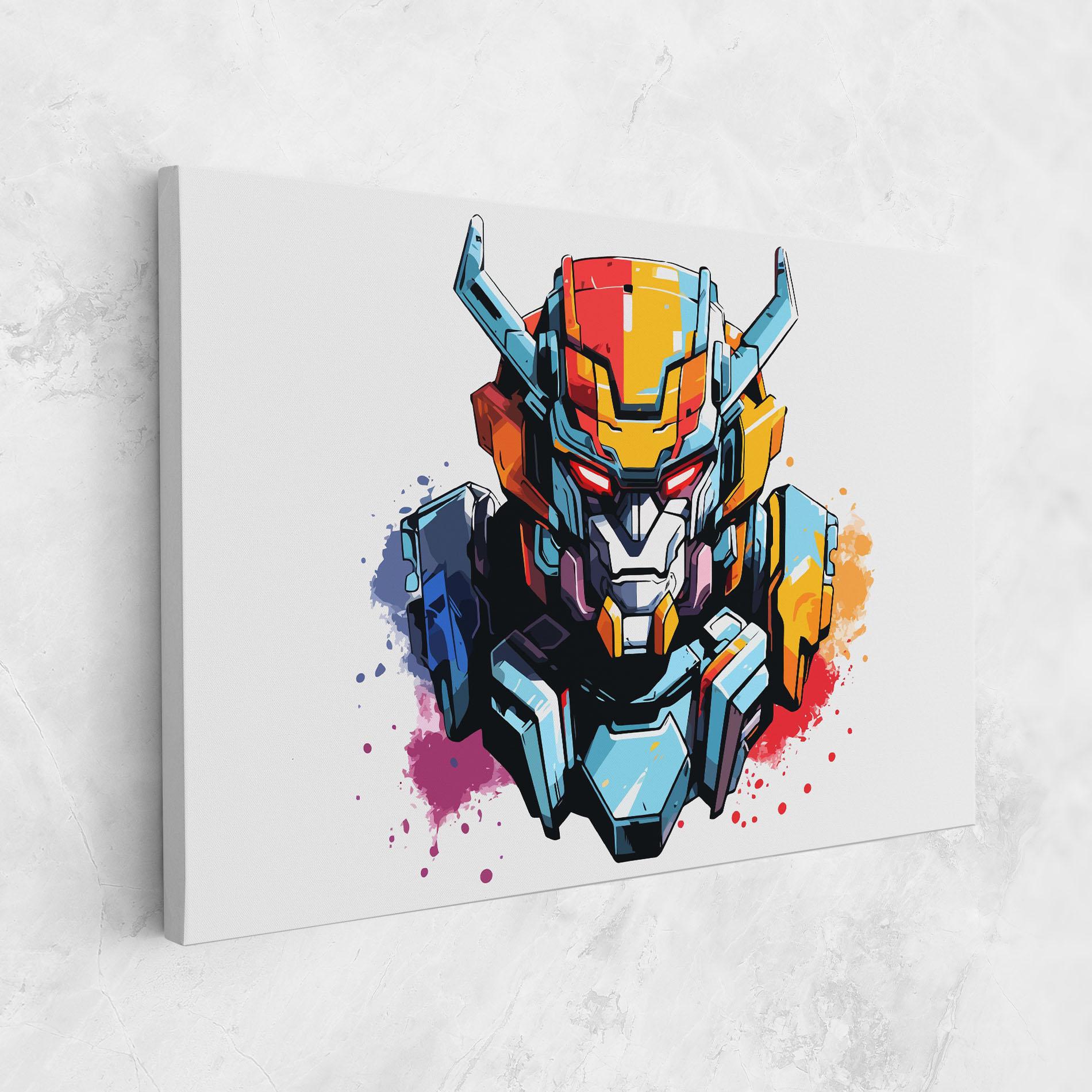 Tablou Canvas Colorful Robot mockup 1