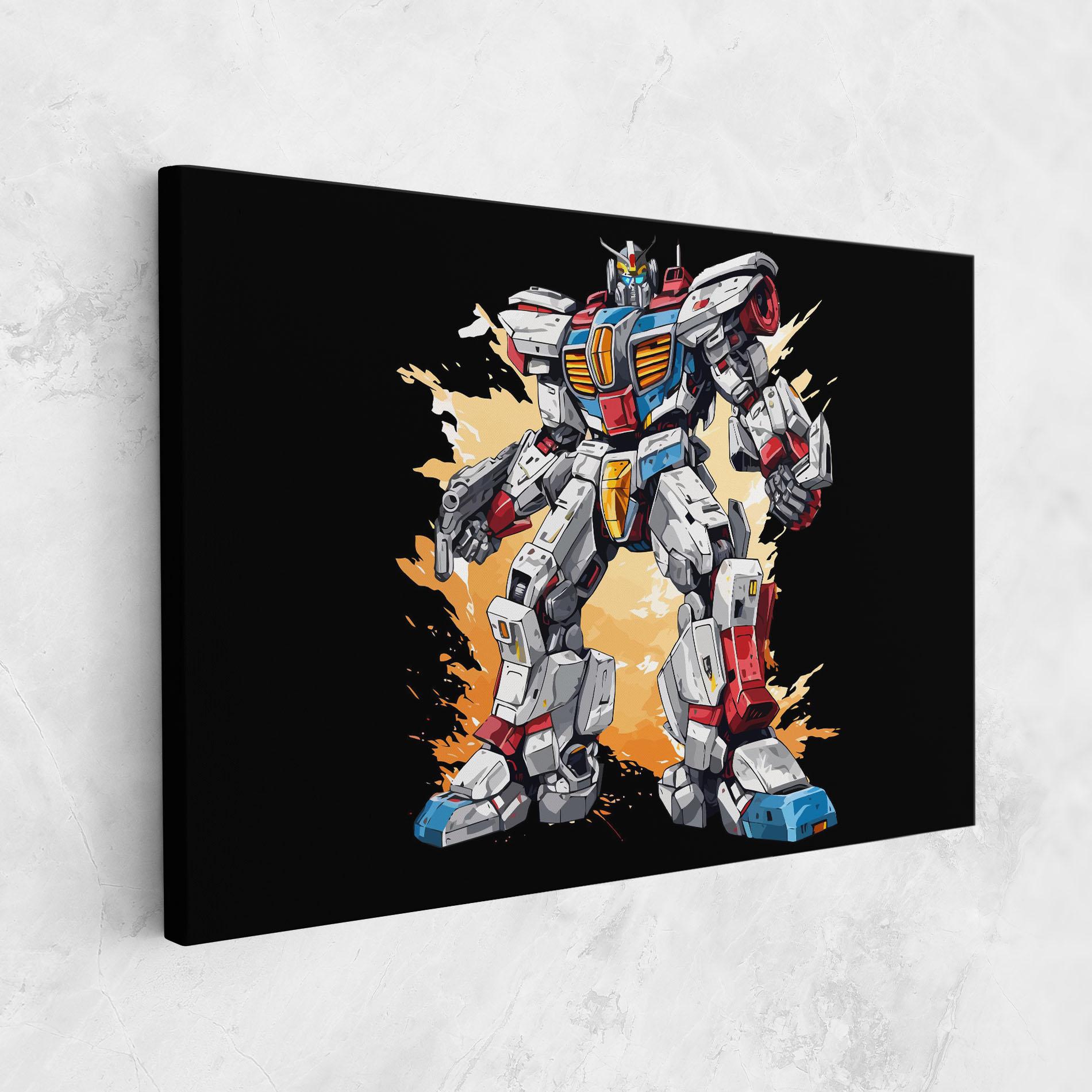 Tablou Canvas Crazy Robot mockup 1