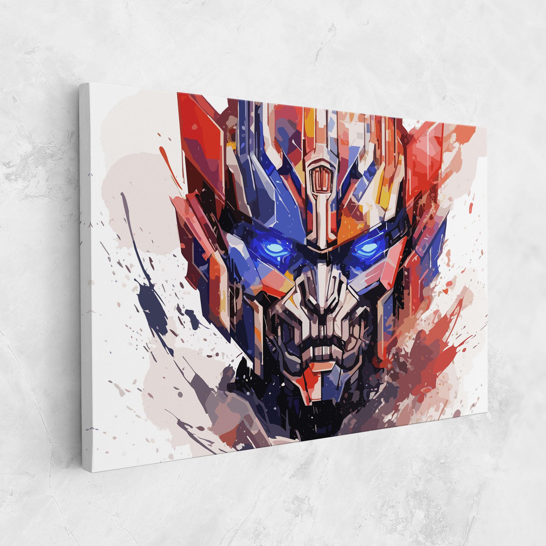 Tablou Canvas Optimus Prime Art mockup 1