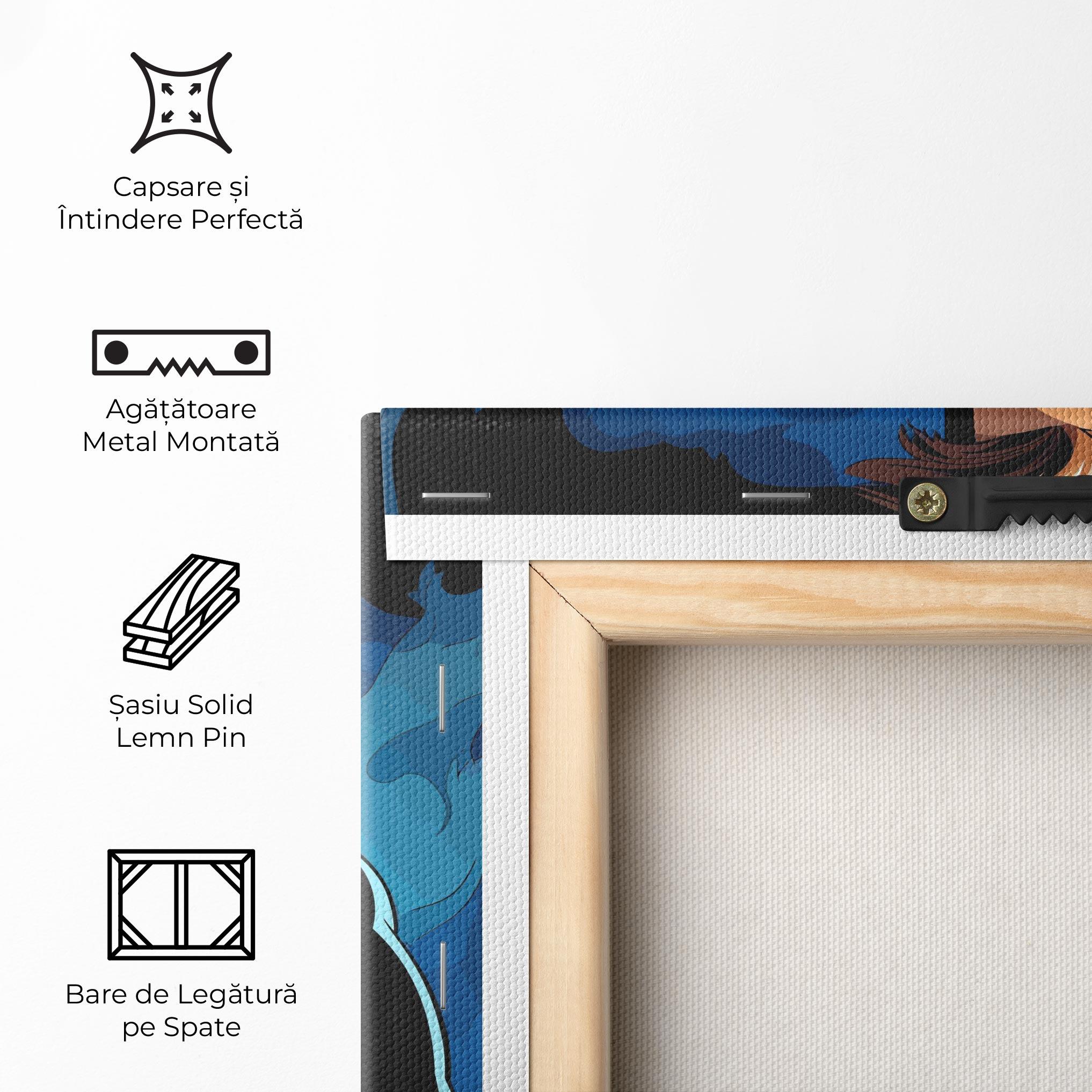 Tablou Canvas Blue Hero mockup 5