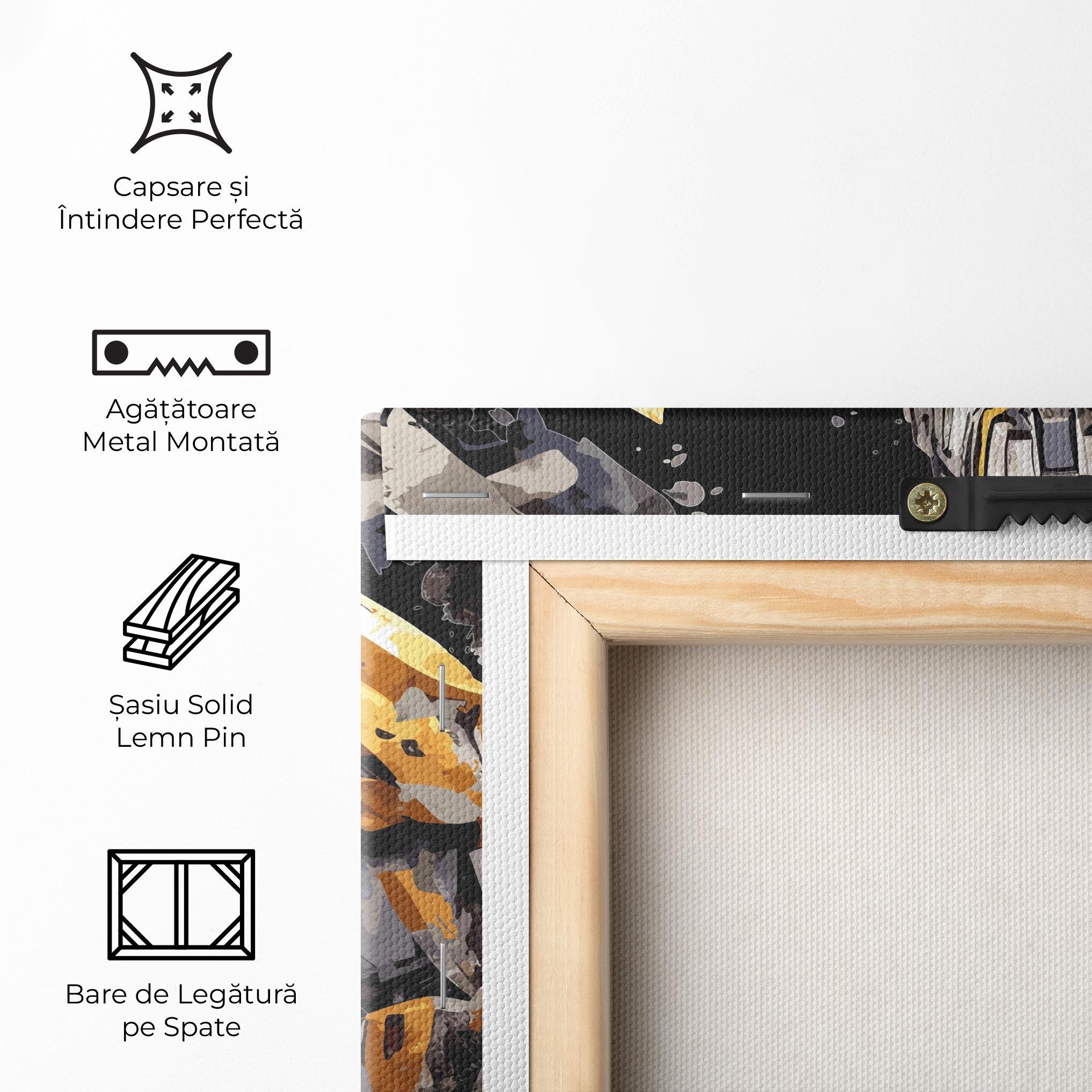 Tablou Canvas Grey Transformers mockup 5