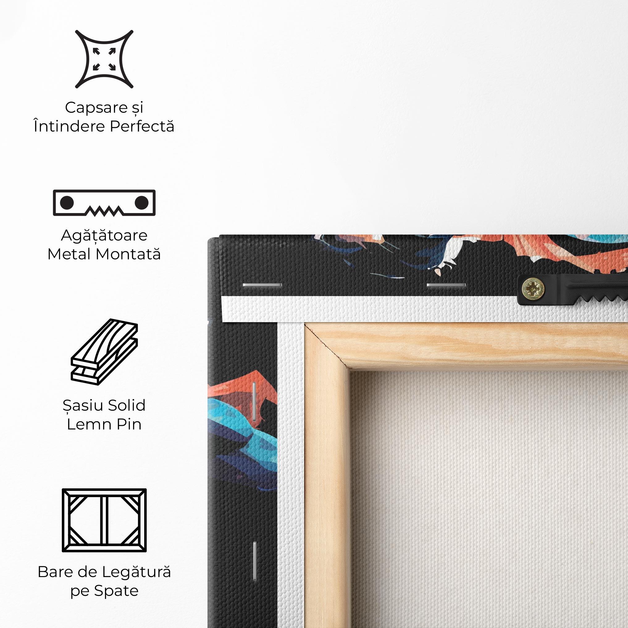 Tablou Canvas Superman Jump mockup 5