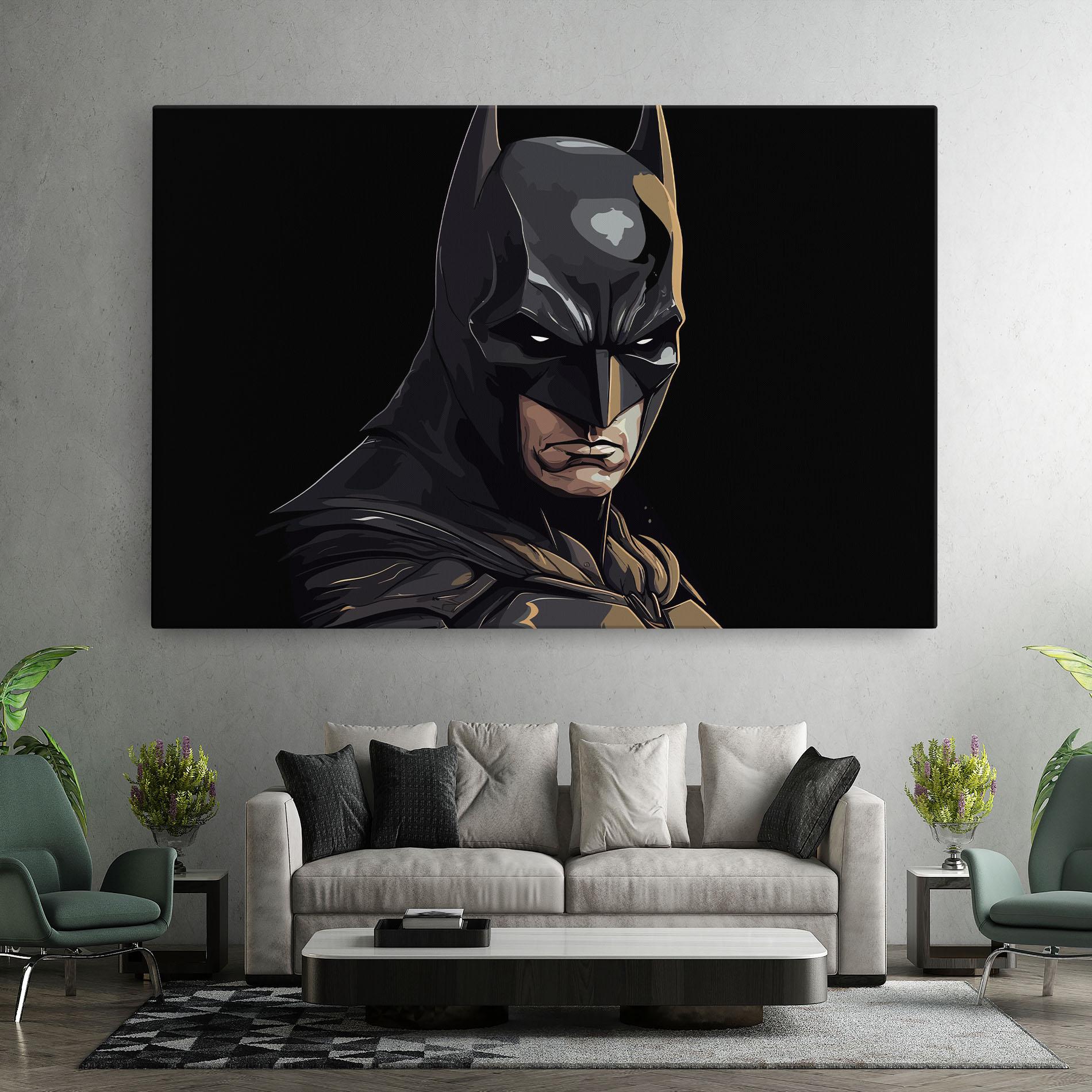 Tablou Canvas Angry Batman mockup 7