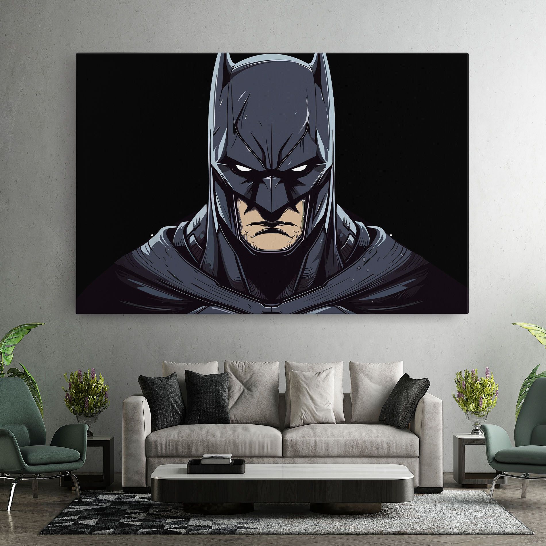 Batman Face mockup 7
