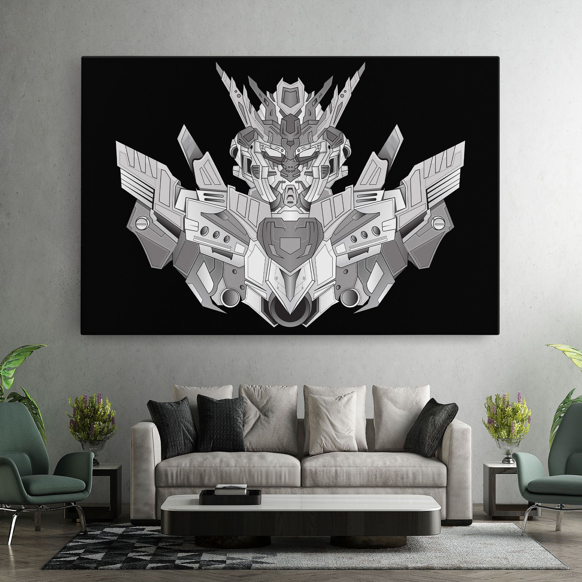 Grey Robot mockup 7