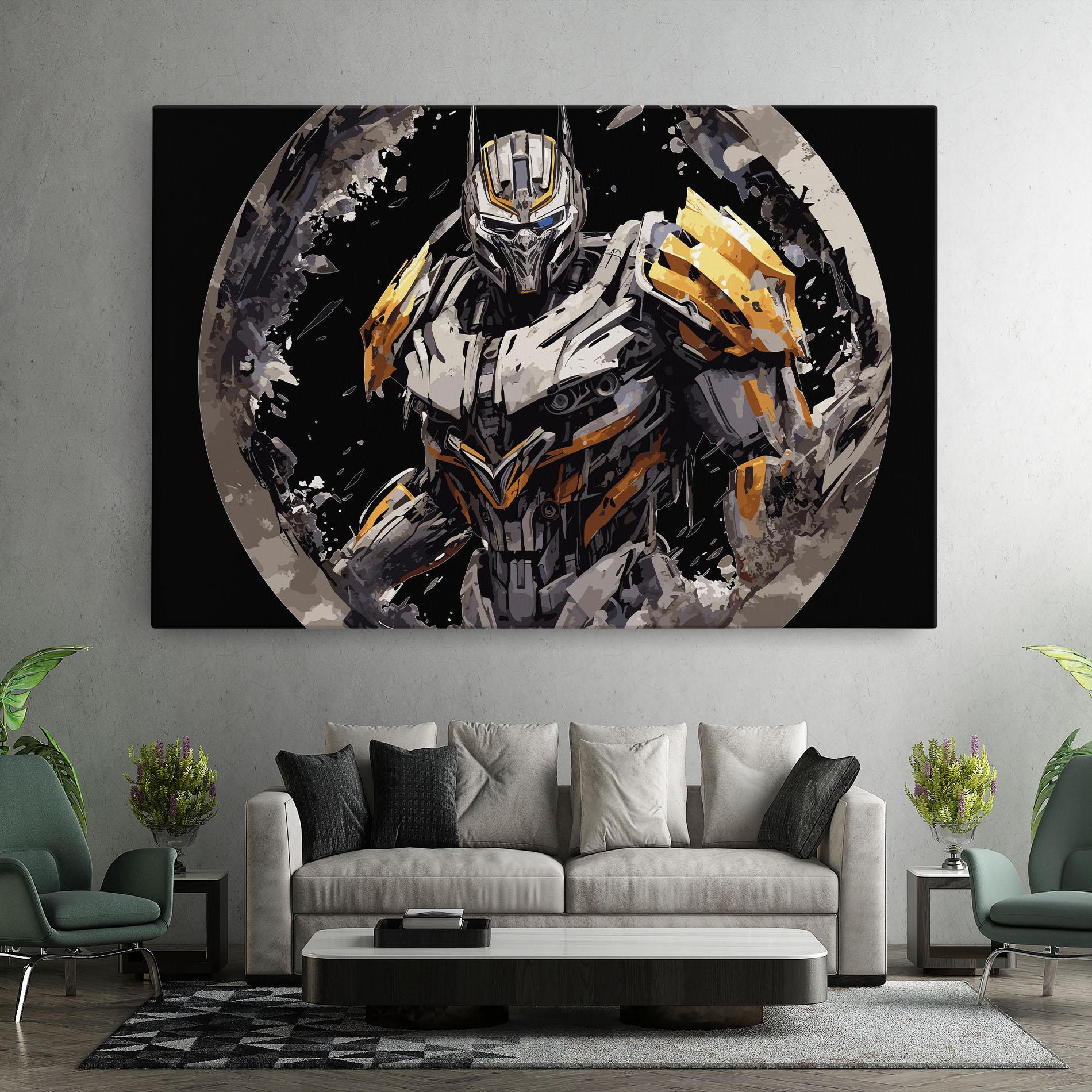 Tablou Canvas Grey Transformers mockup 7