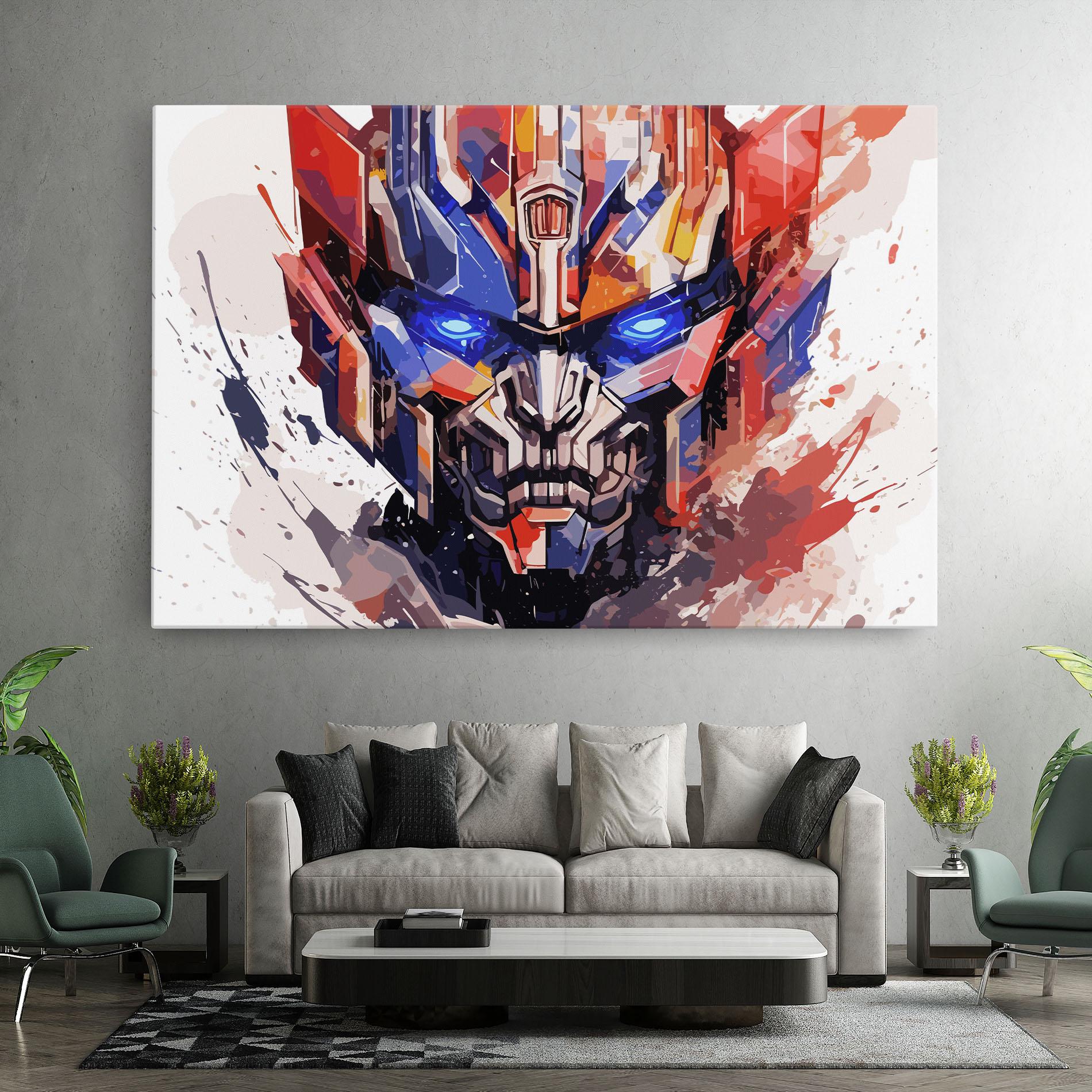 Tablou Canvas Optimus Prime Art mockup 7