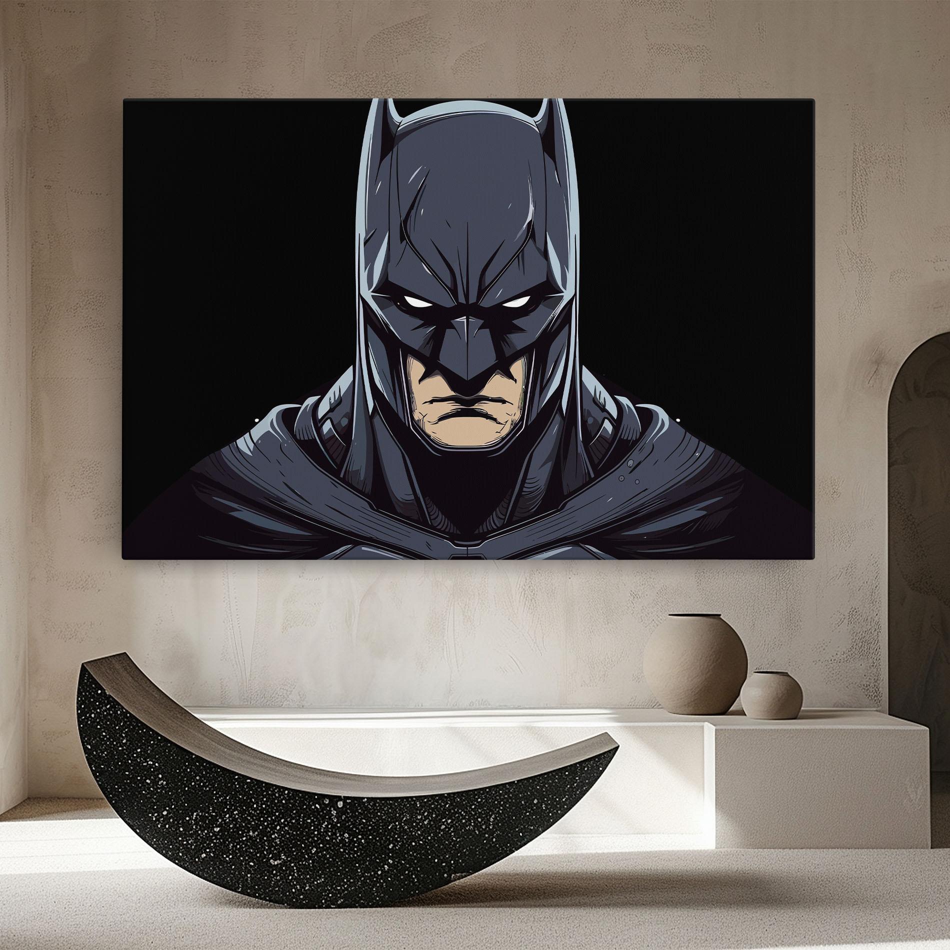 Tablou Canvas Batman Face mockup 8