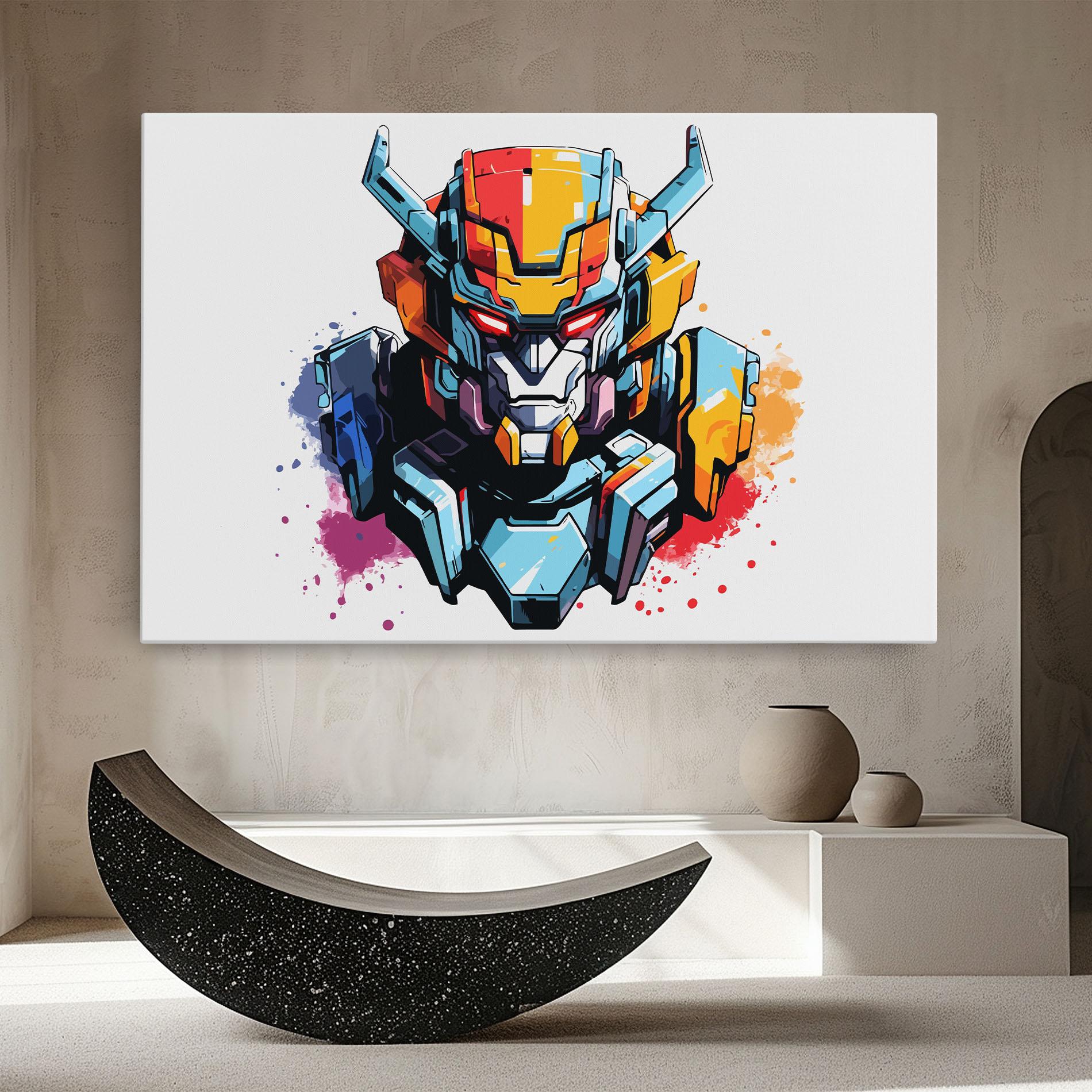 Tablou Canvas Colorful Robot mockup 8