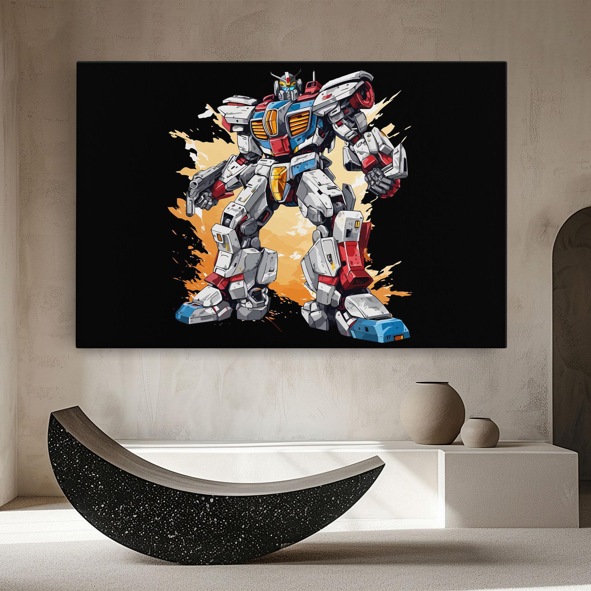 Tablou Canvas Crazy Robot mockup 8