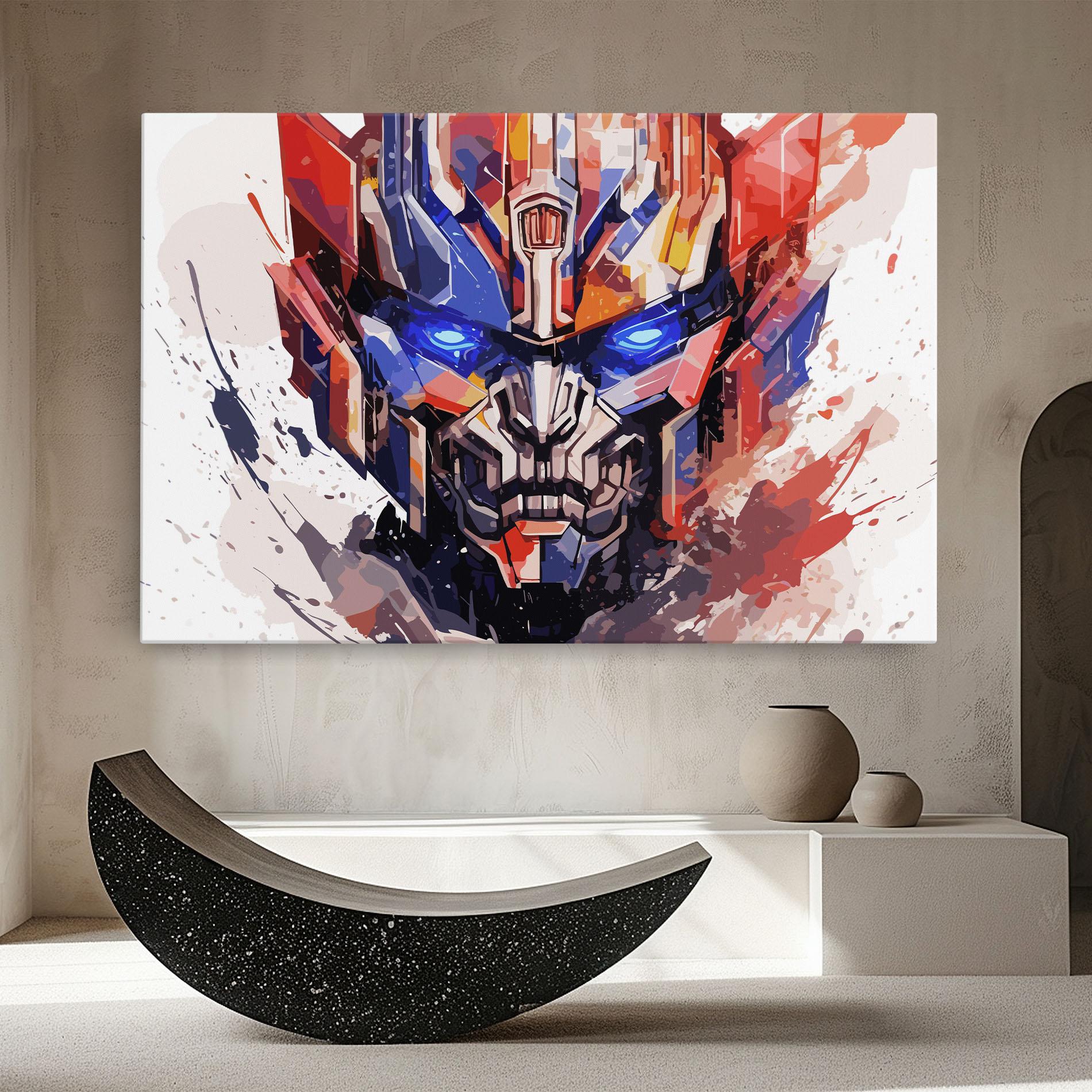 Tablou Canvas Optimus Prime Art mockup 8