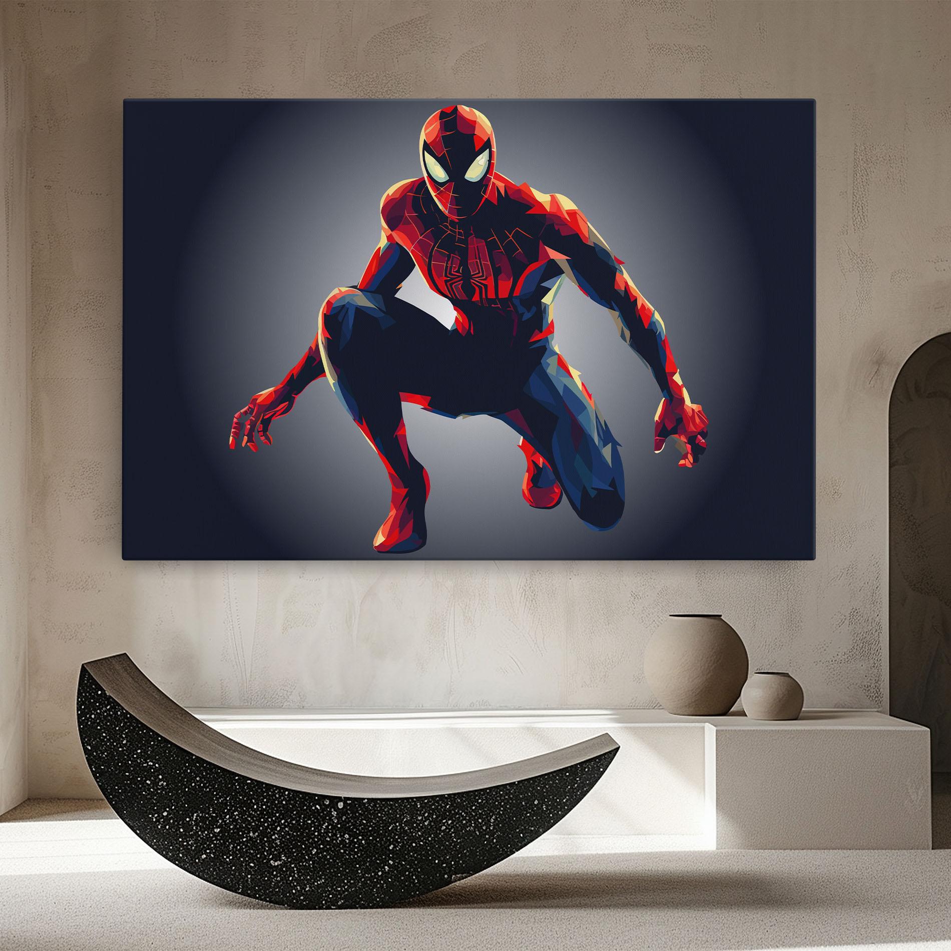 Tablou Canvas Spiderman mockup 8