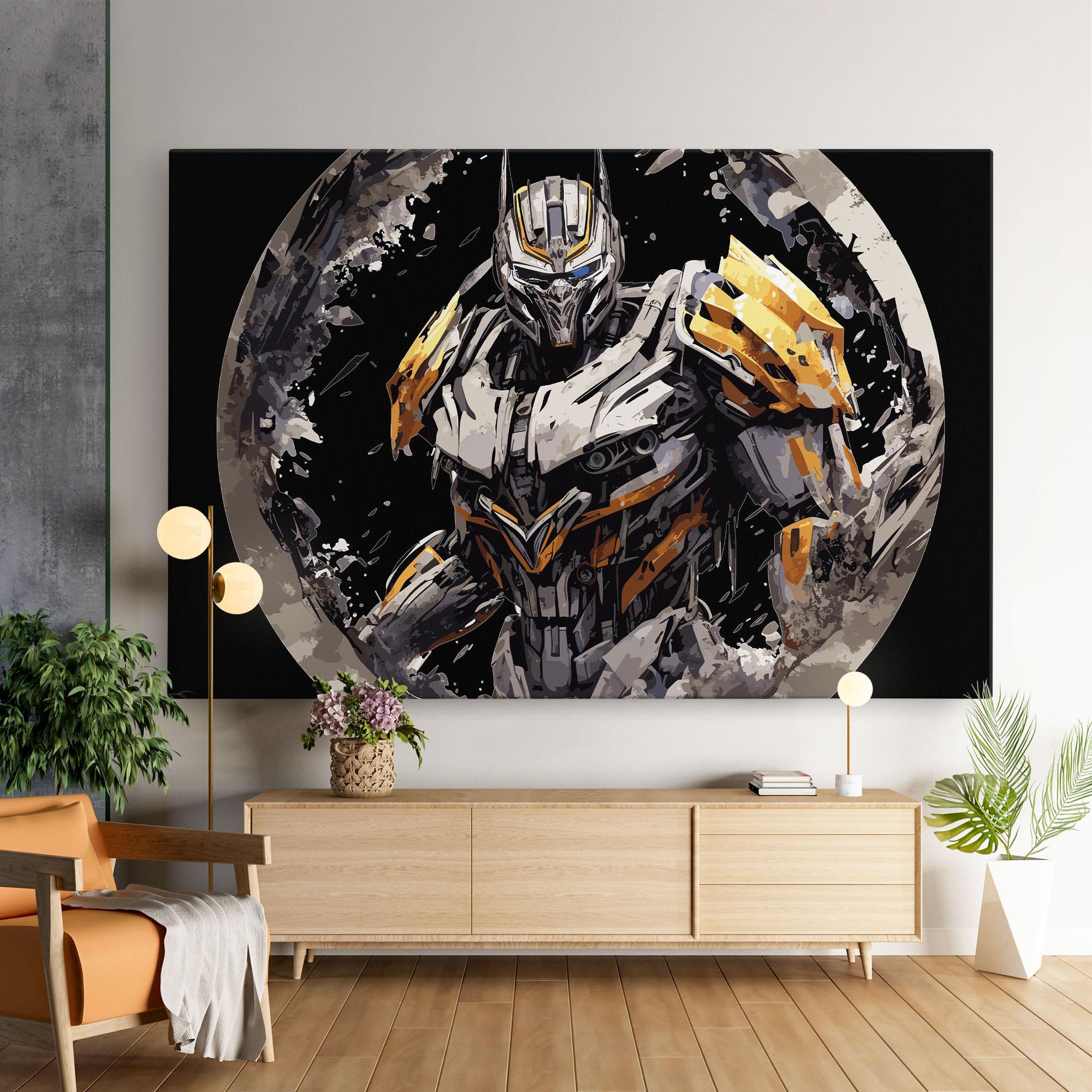Tablou Canvas Grey Transformers mockup 9
