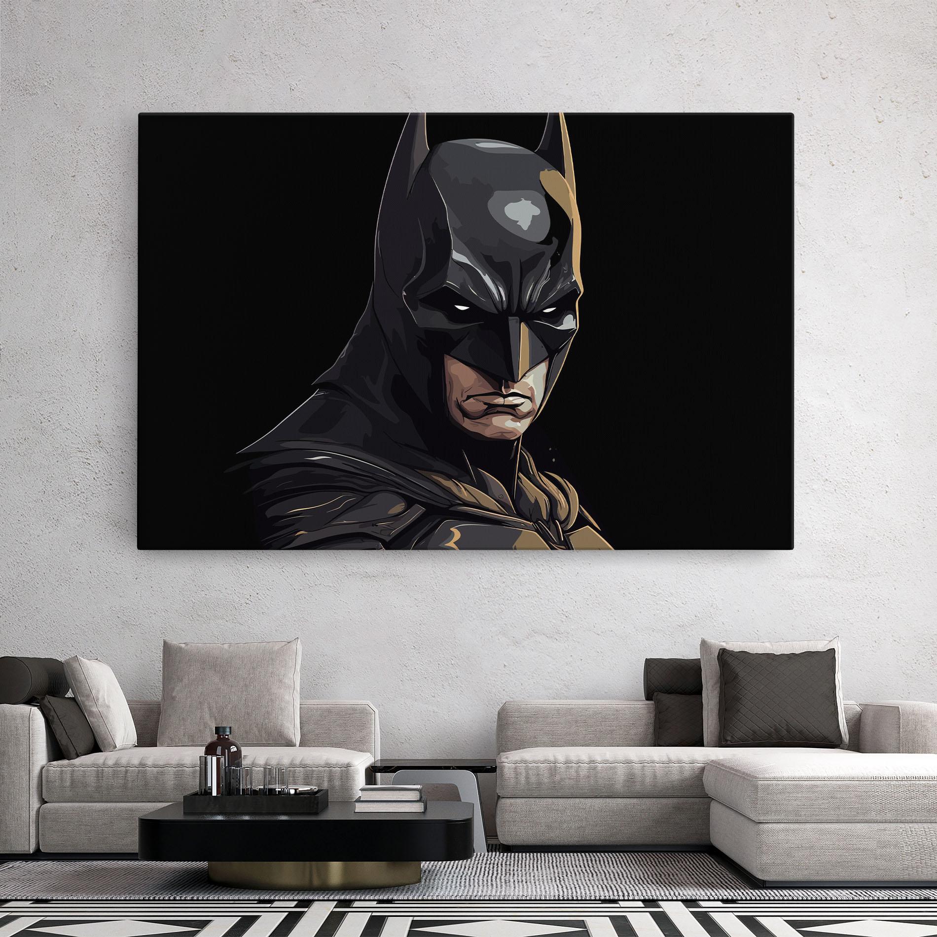 Tablou Canvas Angry Batman mockup 2